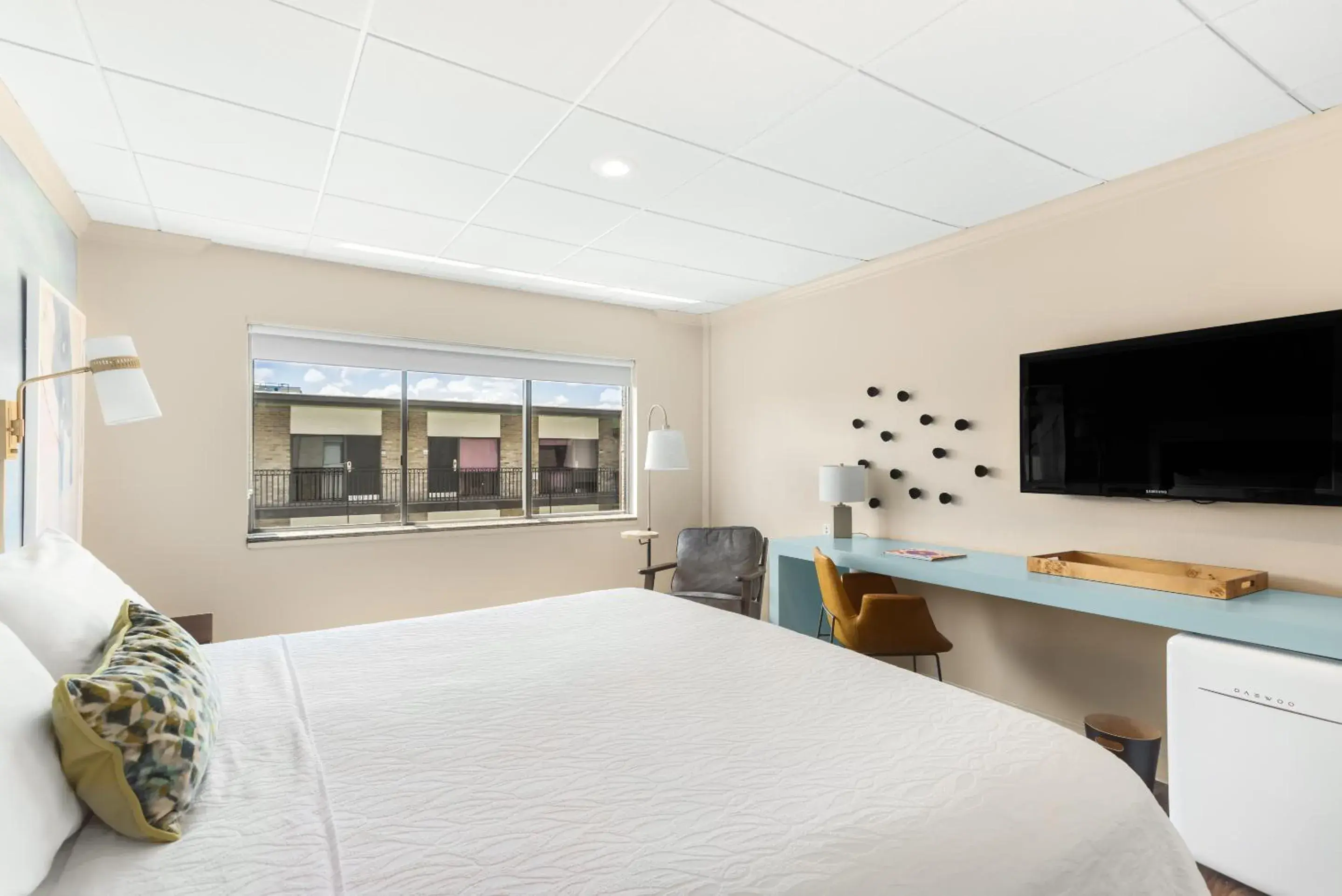 Bed in Riverwalk Plaza Hotel Bed in Riverwalk Plaza Hotel