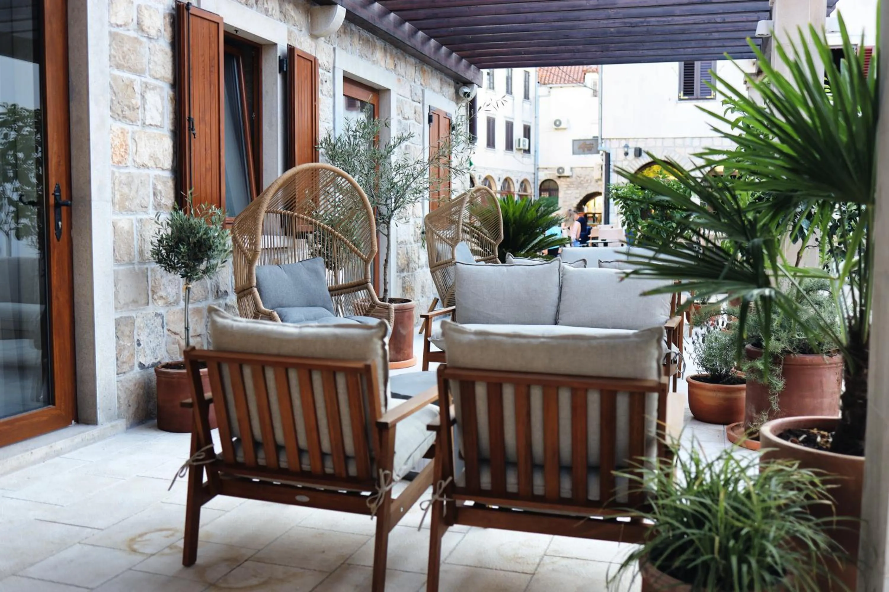 Patio in Integra Hotel