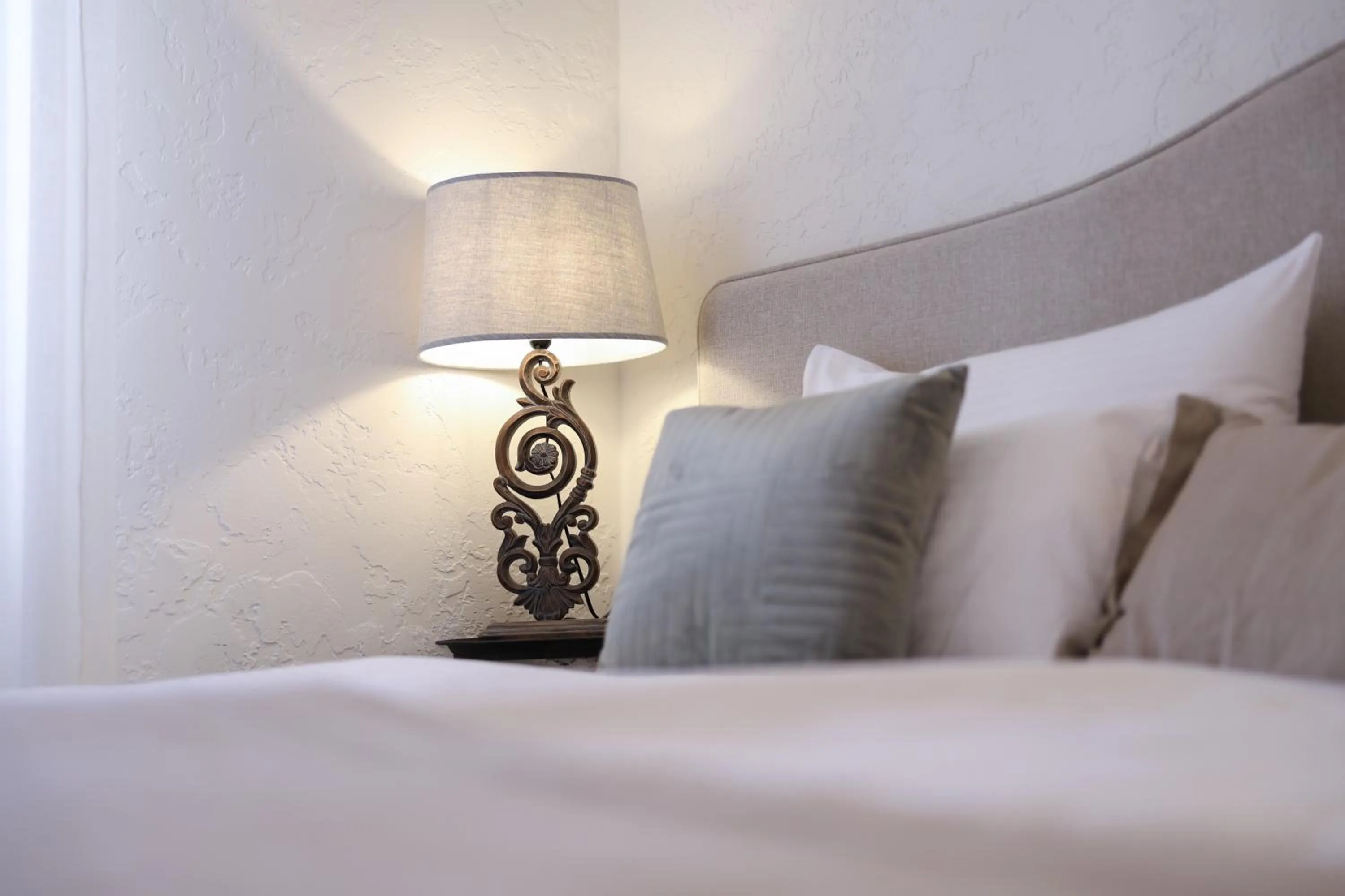 Decorative detail, Bed in Integra Hotel