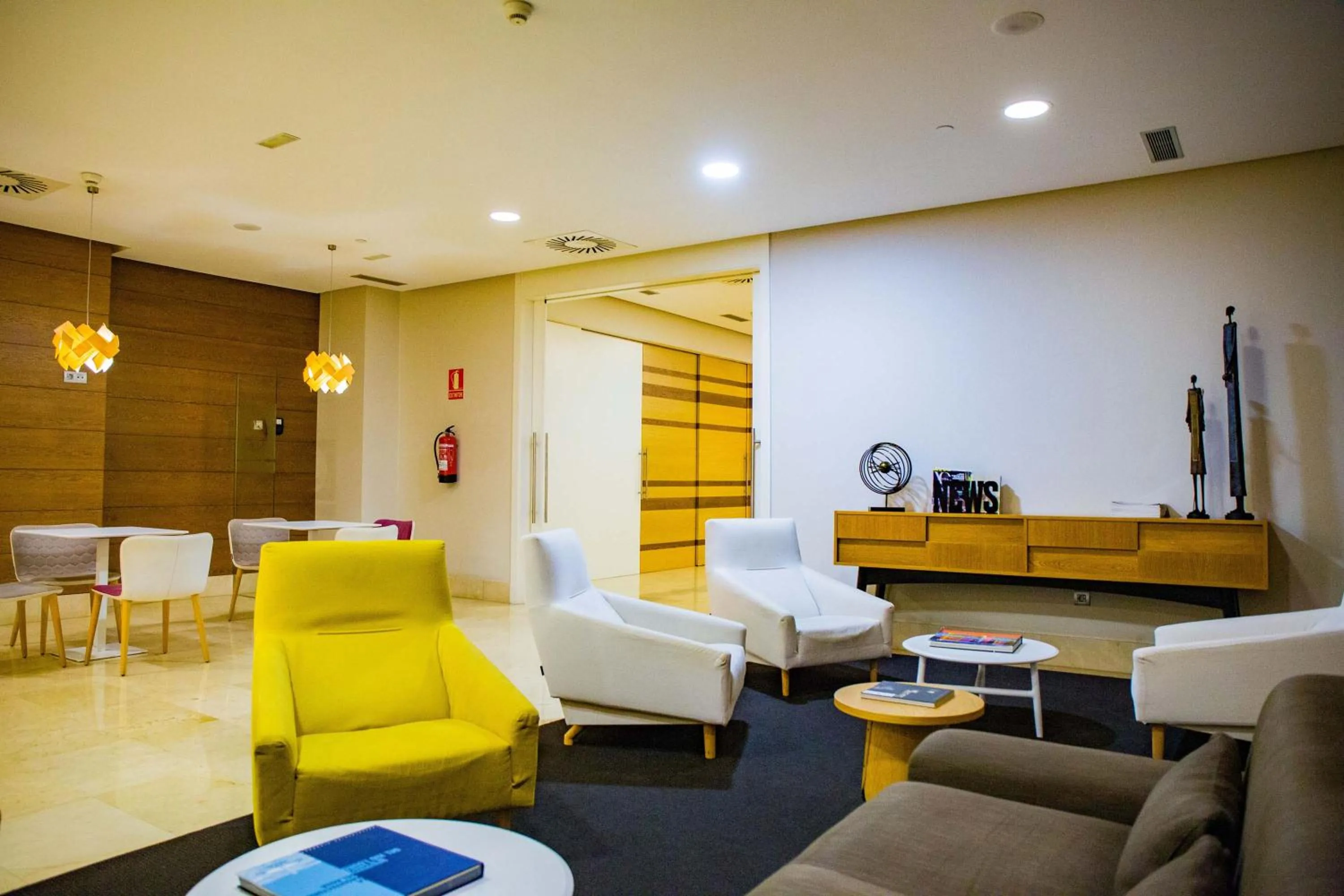 Lobby or reception in Hotel Gelmírez