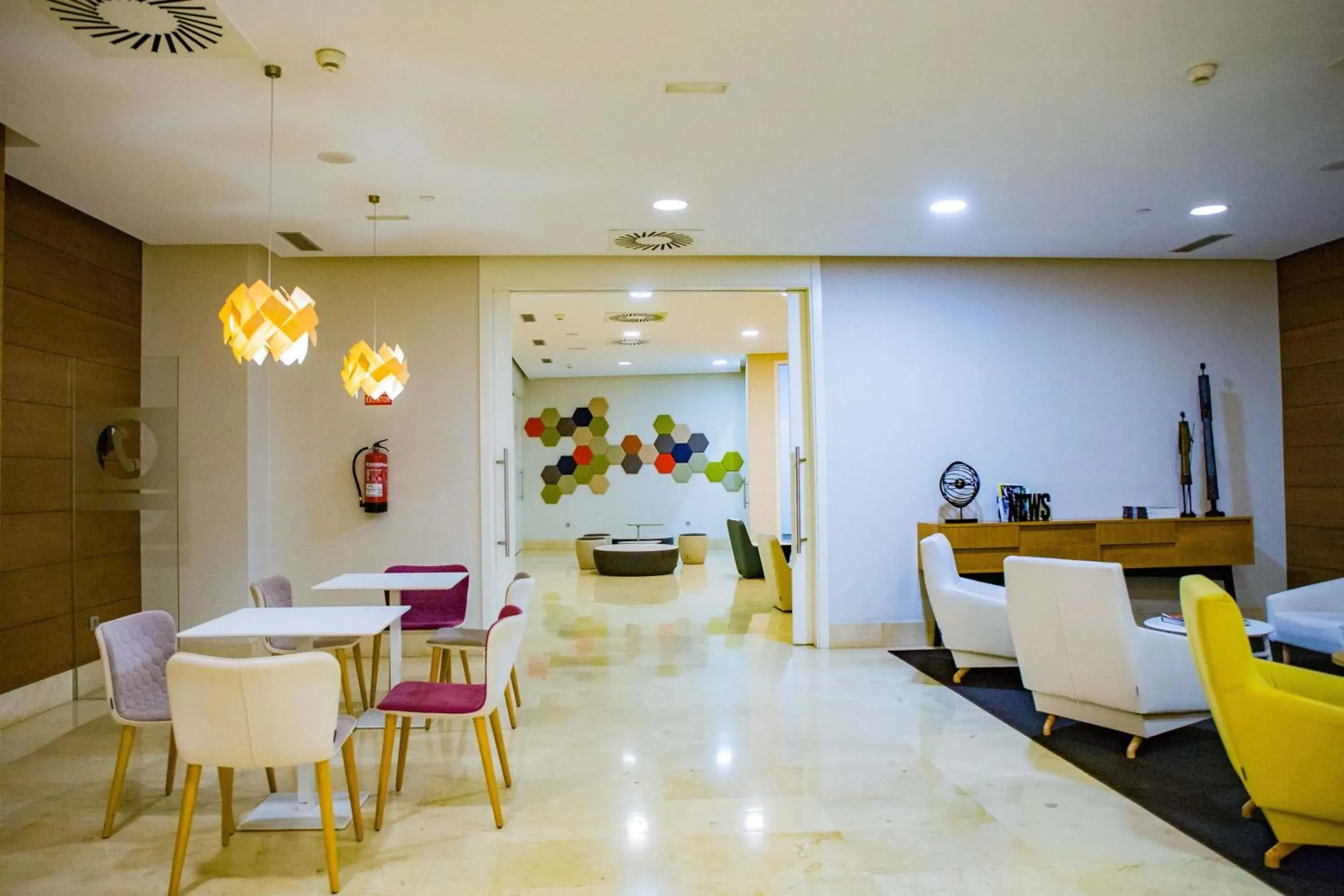 Lobby or reception in Hotel Gelmírez Lobby or reception in Hotel Gelmírez