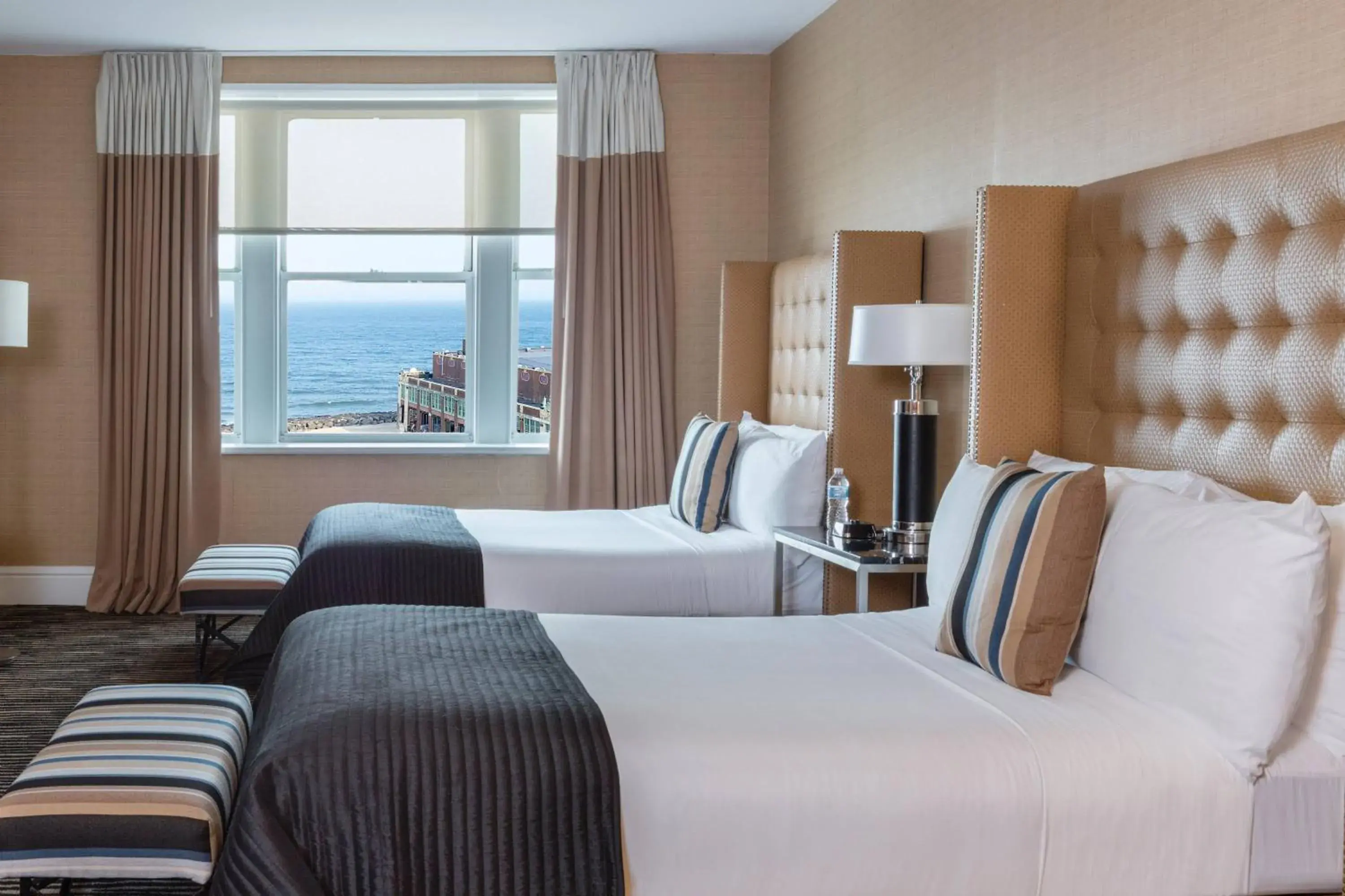 Studio Queen Room with Two Queens Beds - Partial Ocean View in Berkeley Oceanfront Hotel Studio Queen Room with Two Queens Beds - Partial Ocean View in Berkeley Oceanfront Hotel