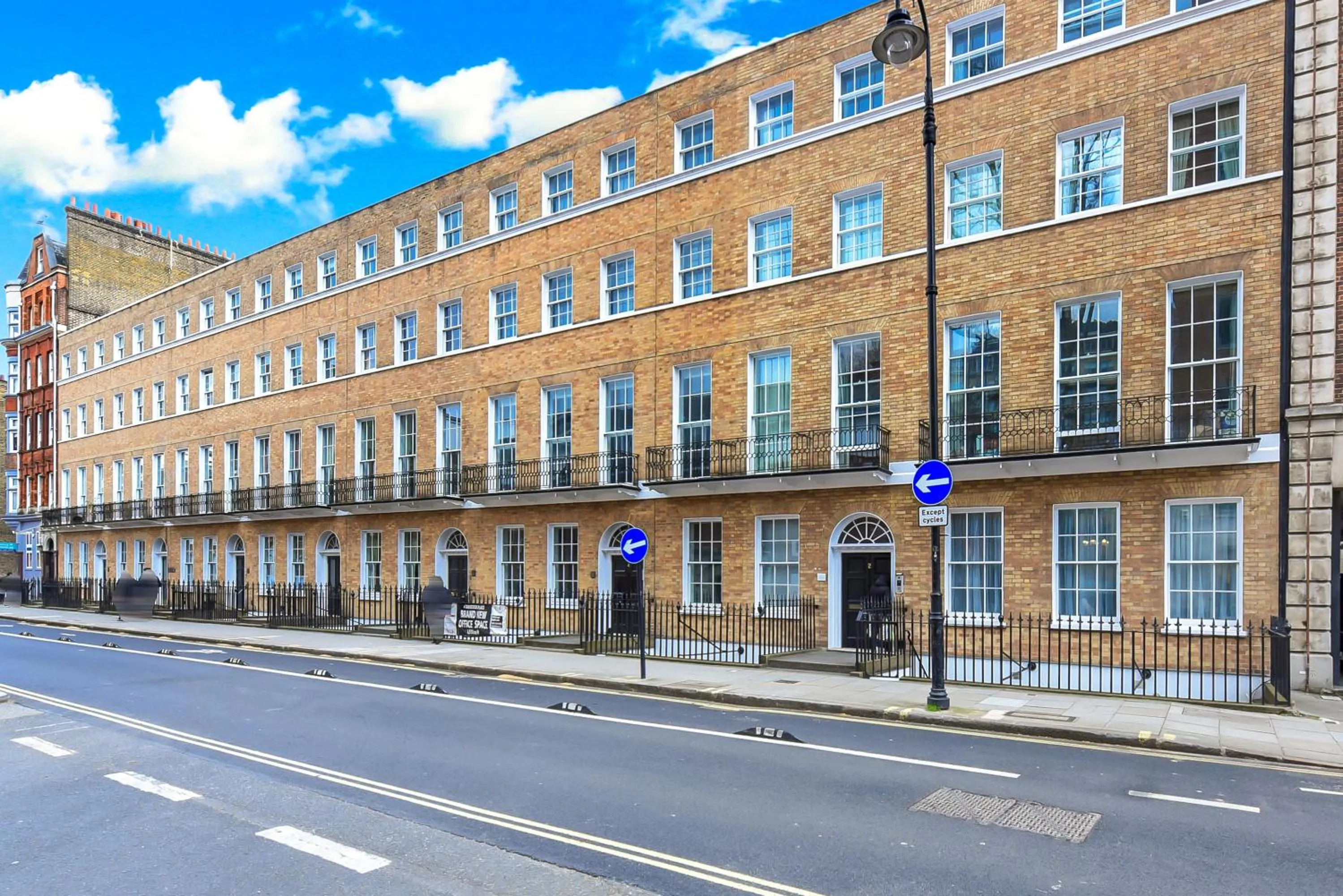Property building in Tavistock Place Apartments