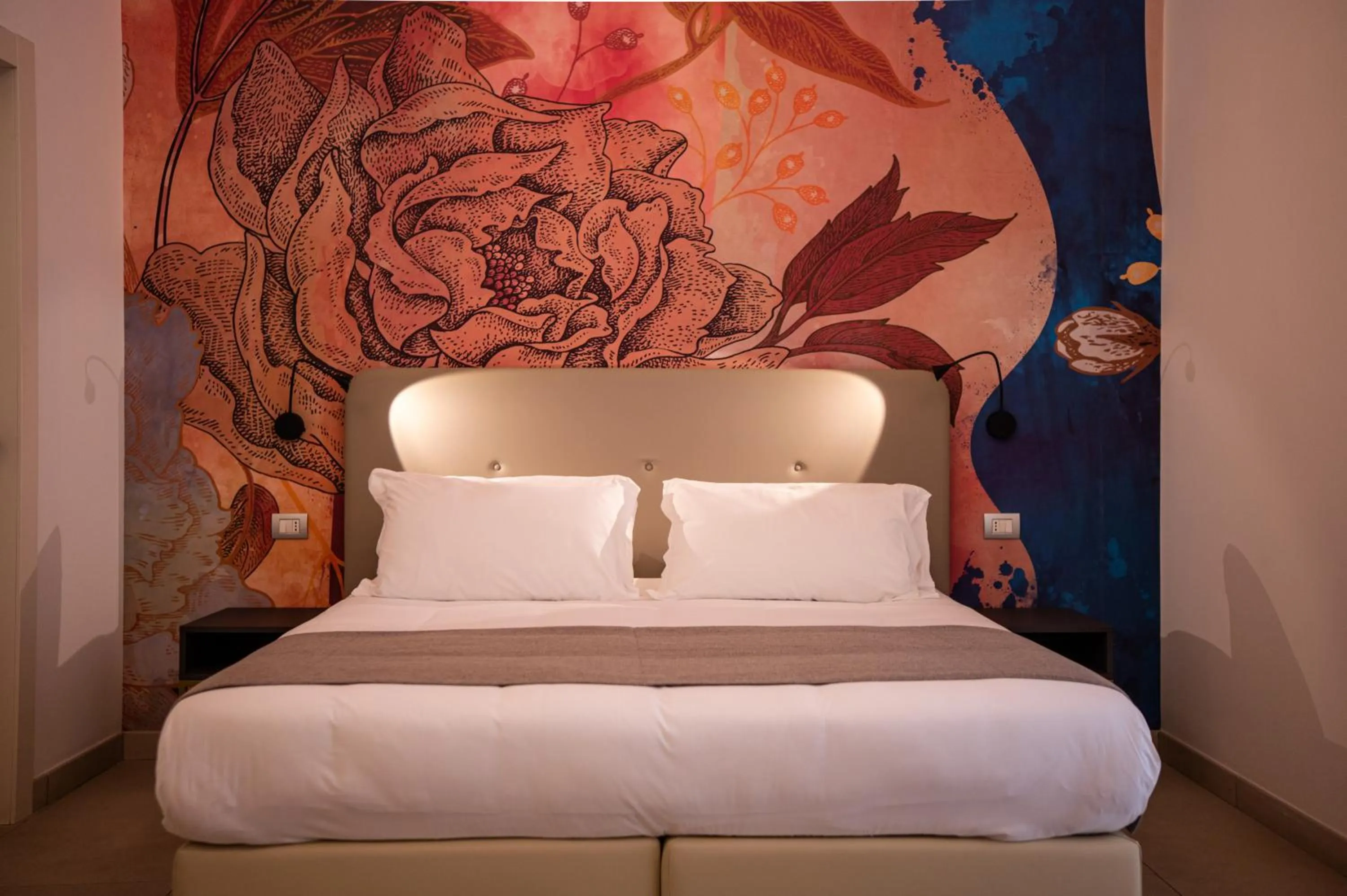 Bedroom, Bed in B&B Napoli Time