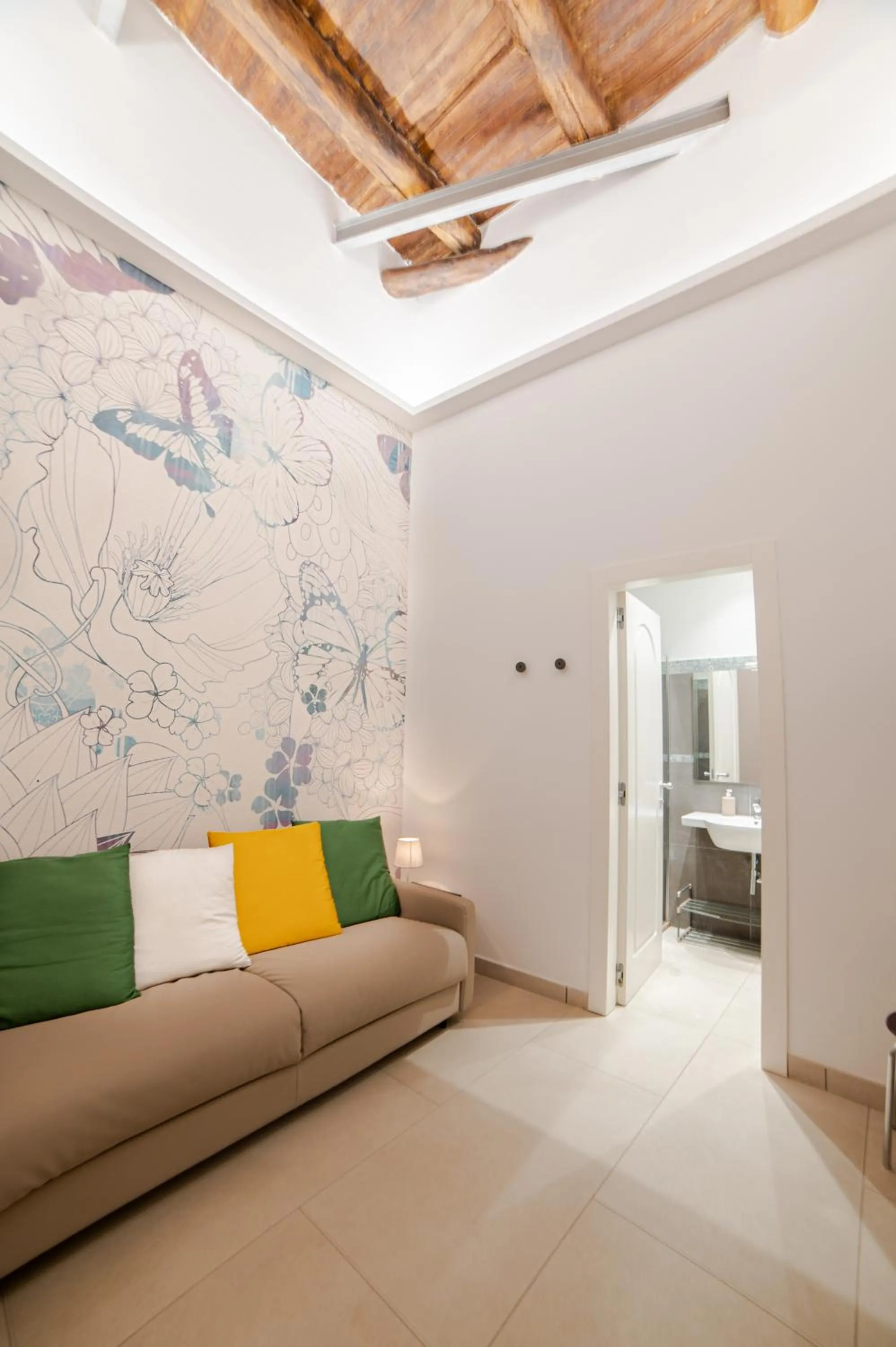 Seating area in B&B Napoli Time