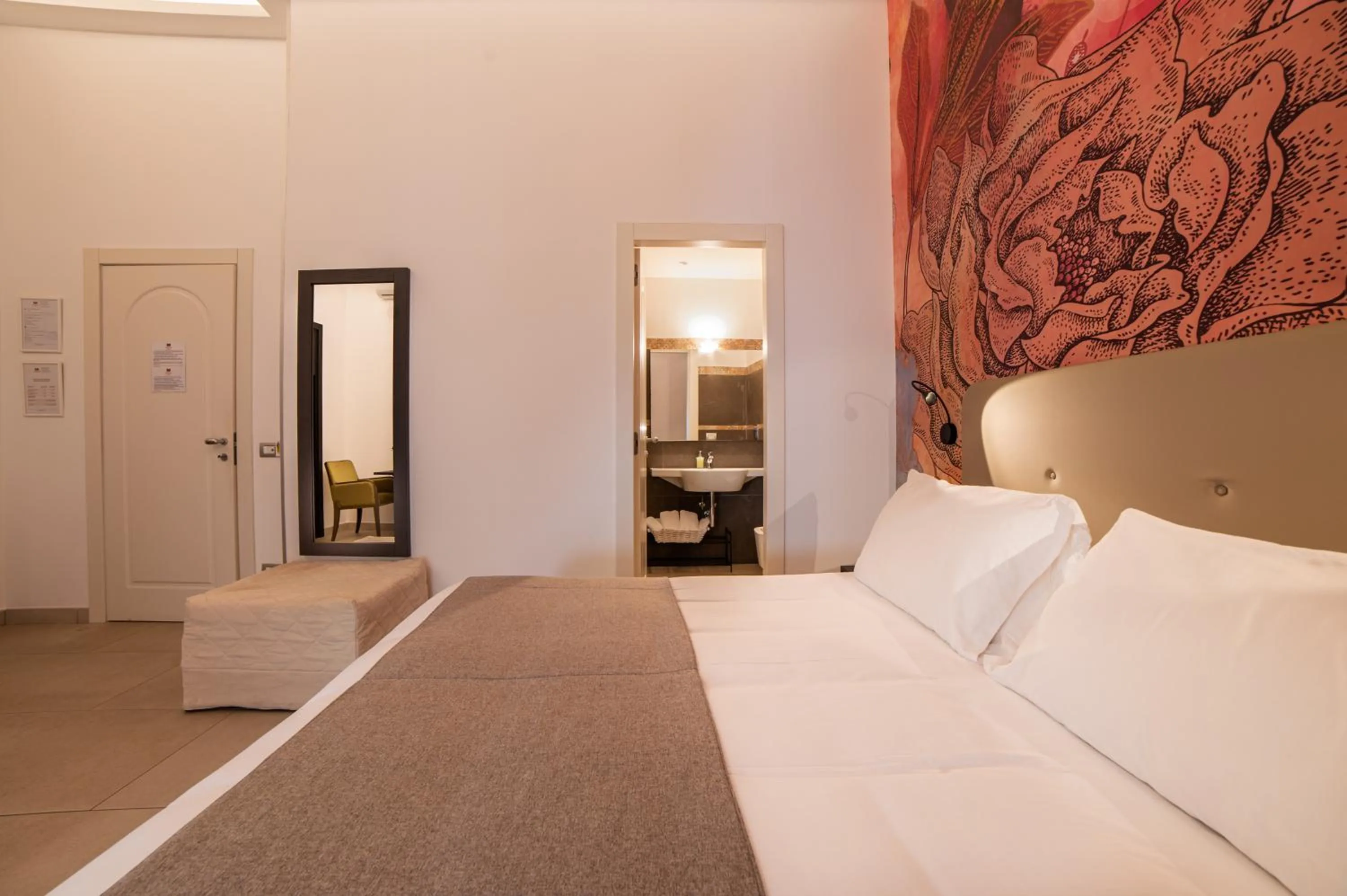 Bedroom, Bed in B&B Napoli Time