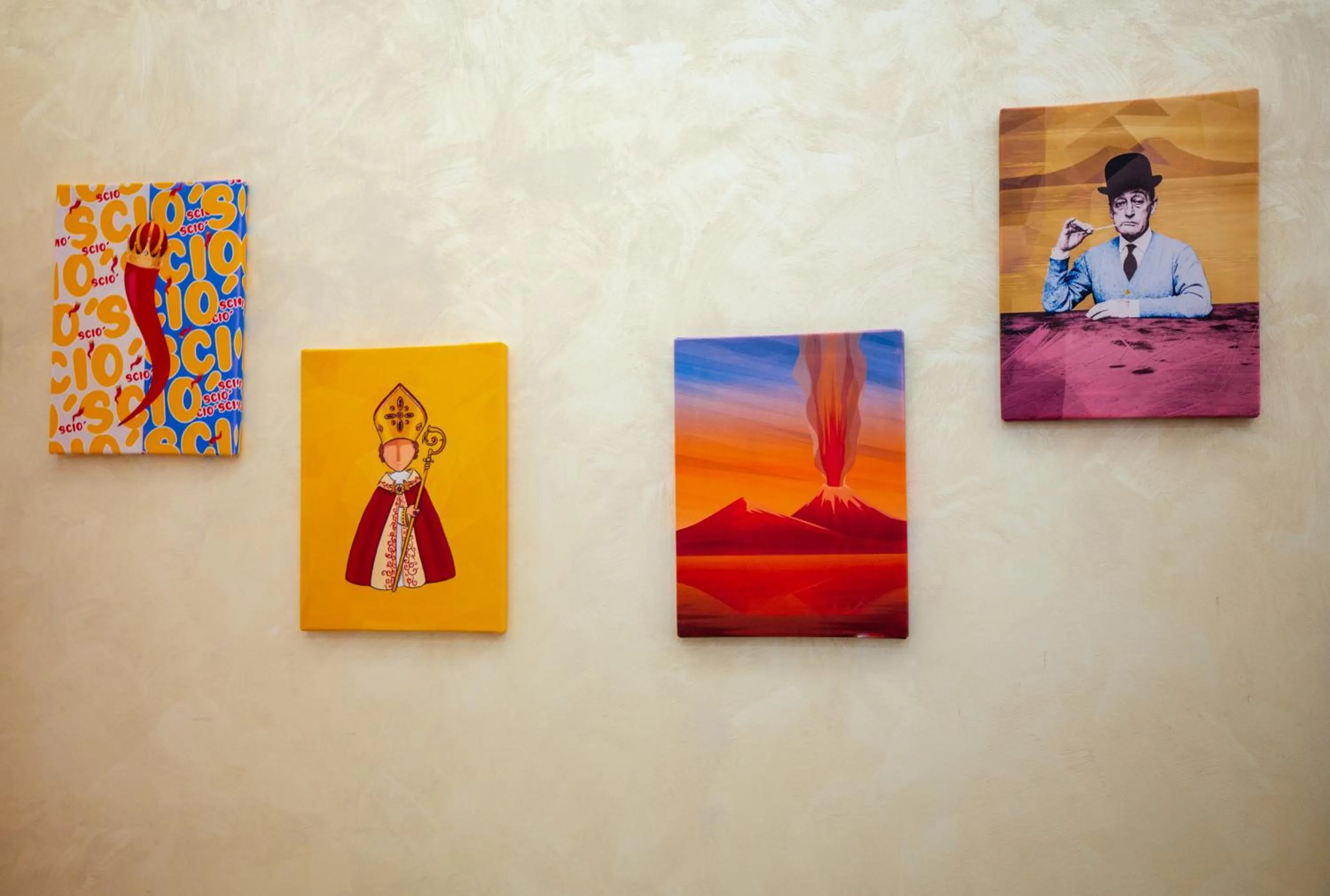 Decorative detail in B&B Napoli Time