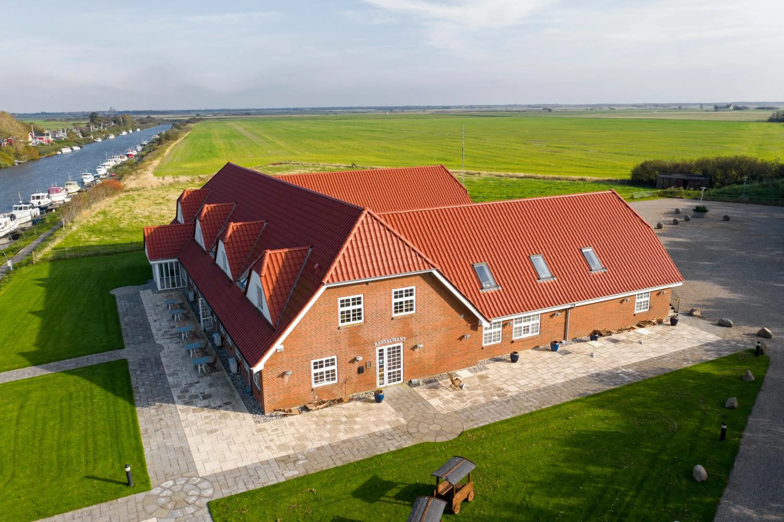 Bird's eye view in Kammerslusen