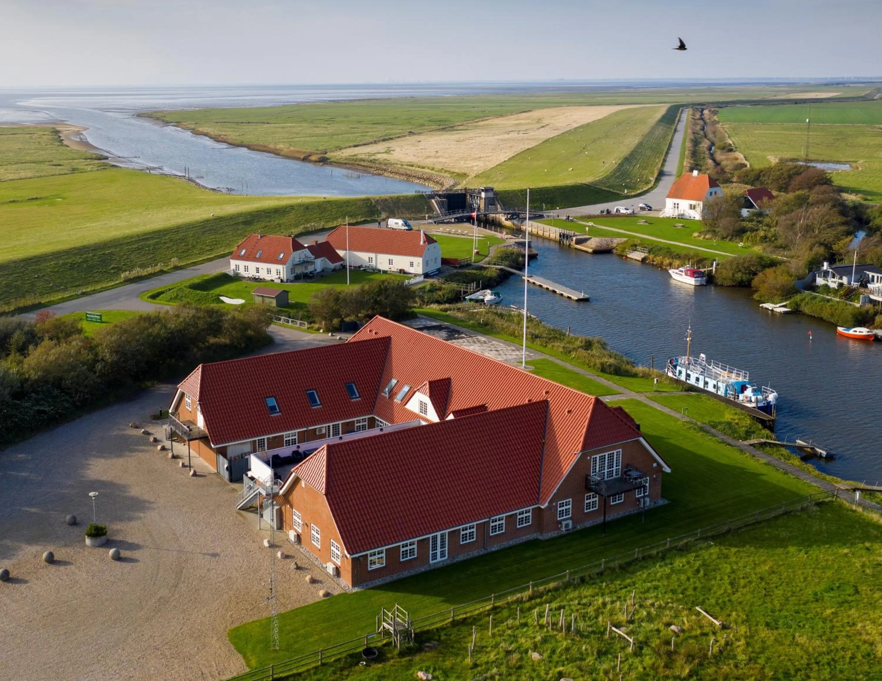 Bird's eye view in Kammerslusen