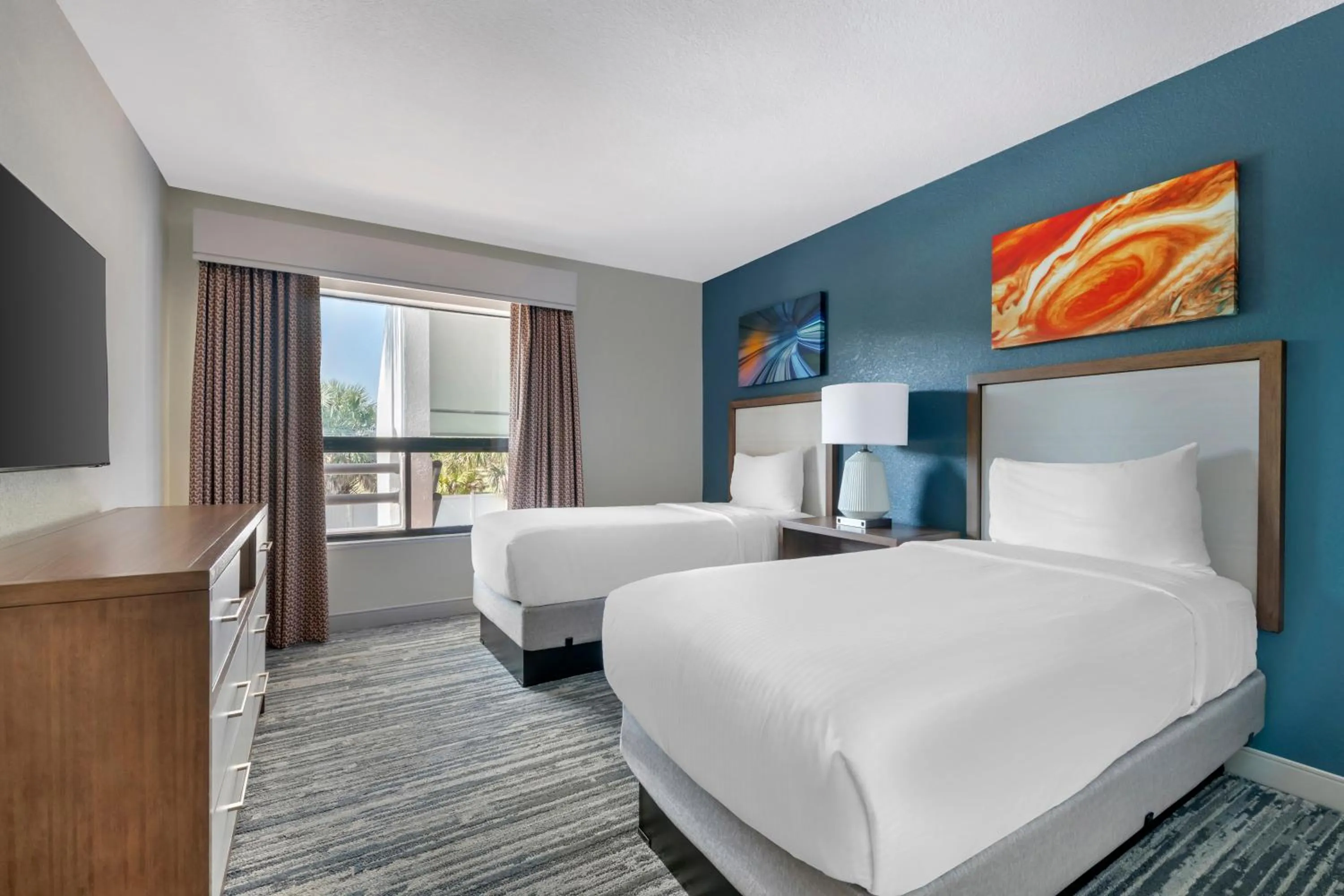 Bedroom, Bed in Orbit One Vacation Villas