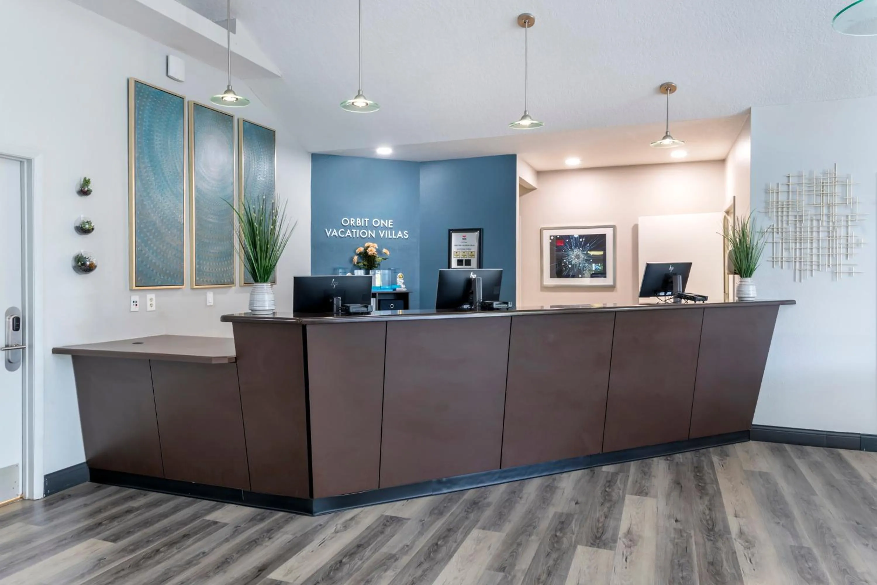 Lobby or reception in Orbit One Vacation Villas
