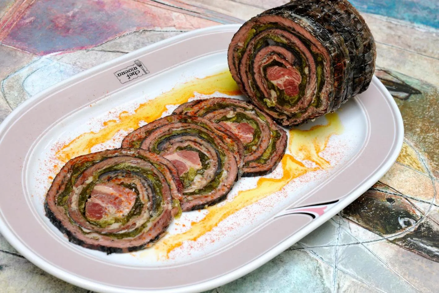 Food close-up in Hotel Chef Rivera