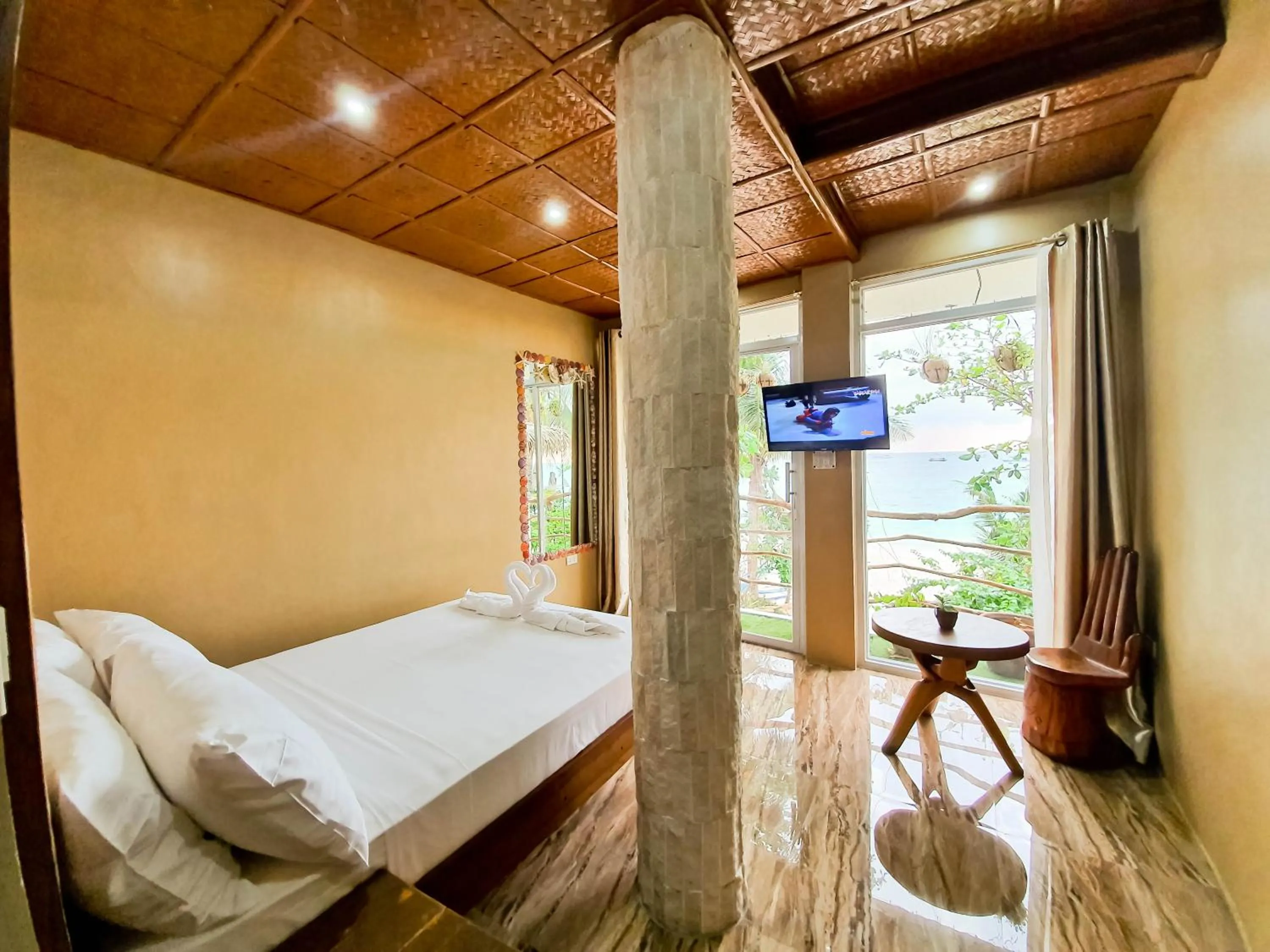 Bed in Kaiyana Boracay Beach Resort