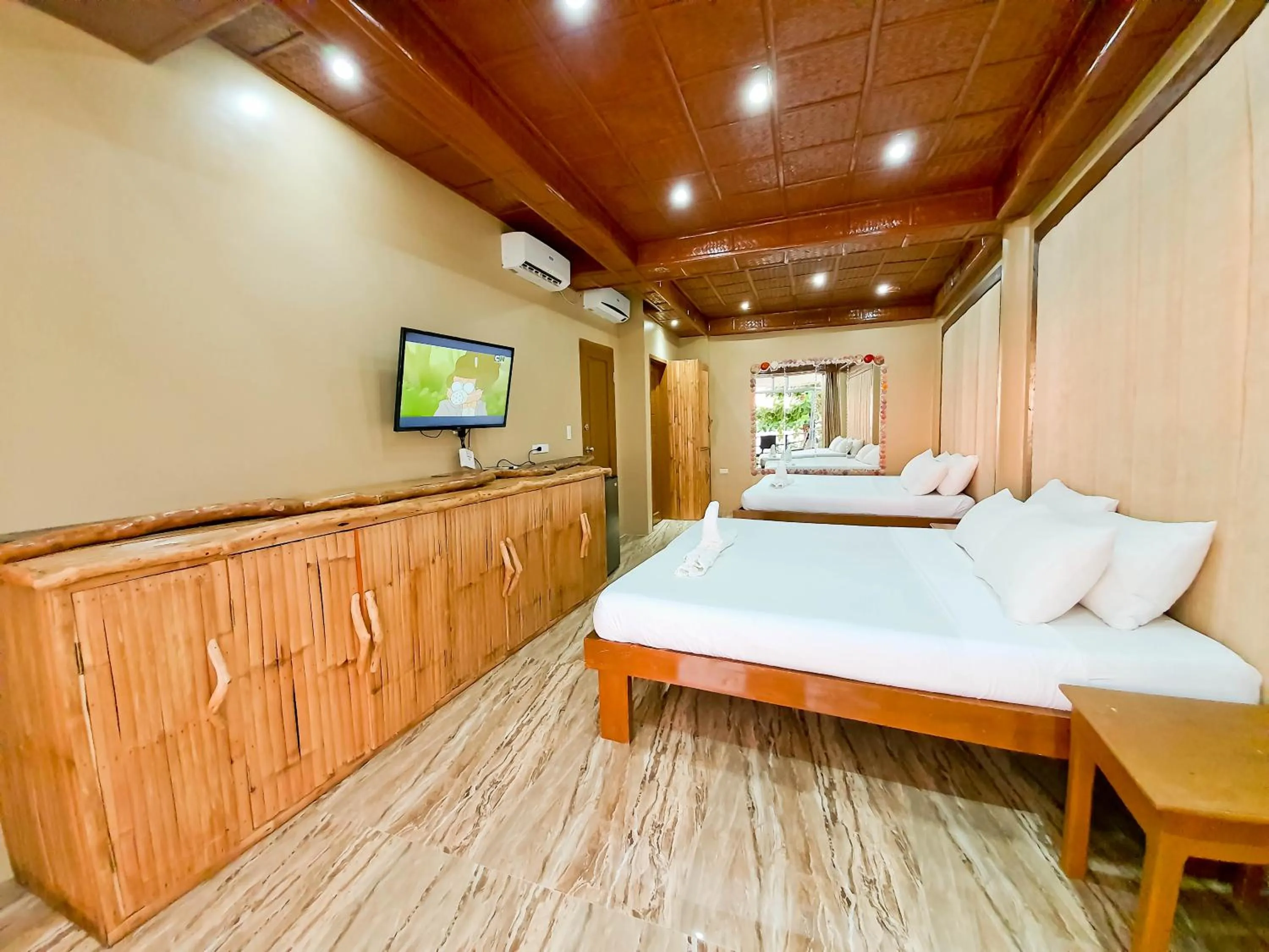 Bed in Kaiyana Boracay Beach Resort