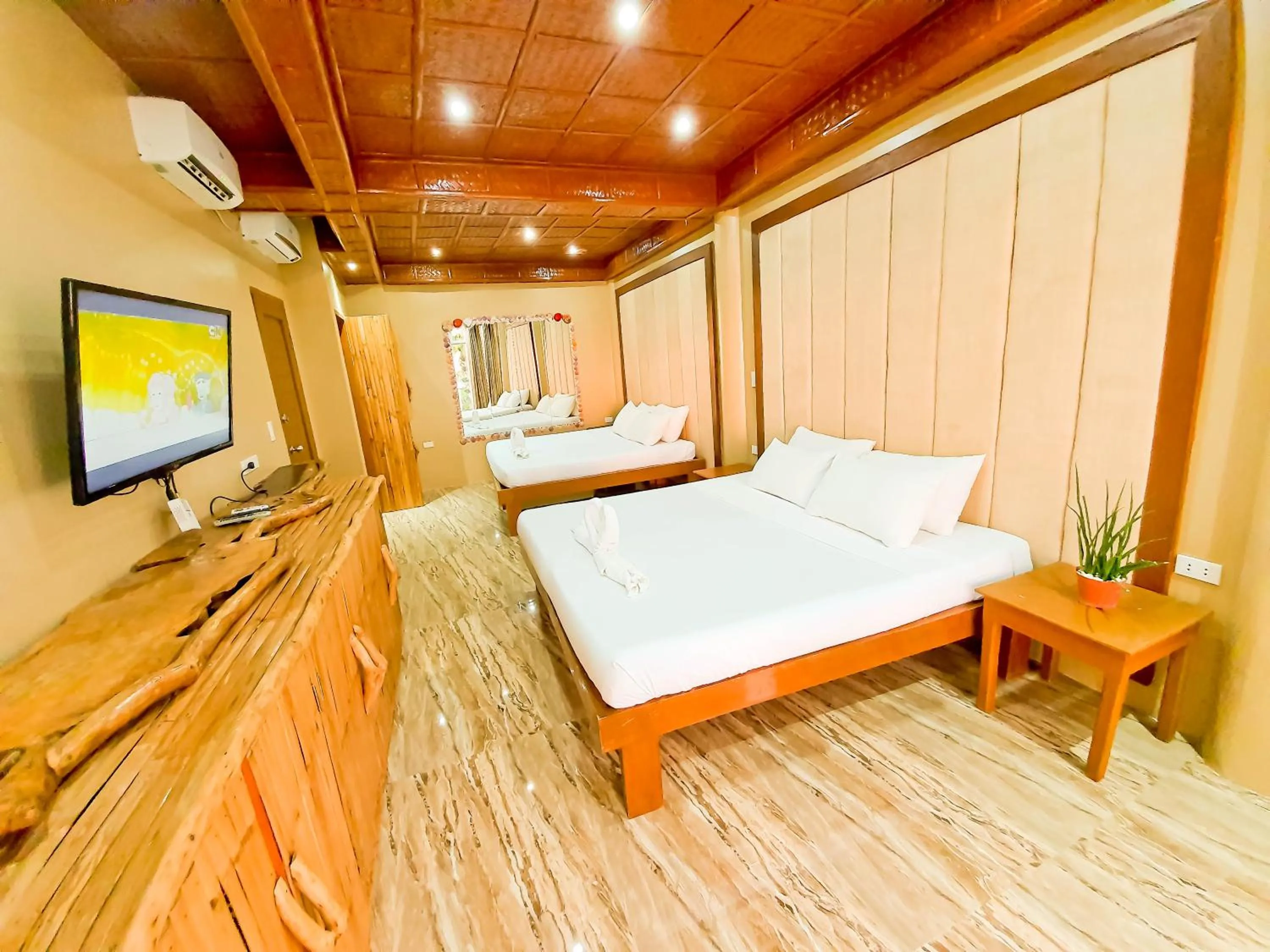 Bed in Kaiyana Boracay Beach Resort