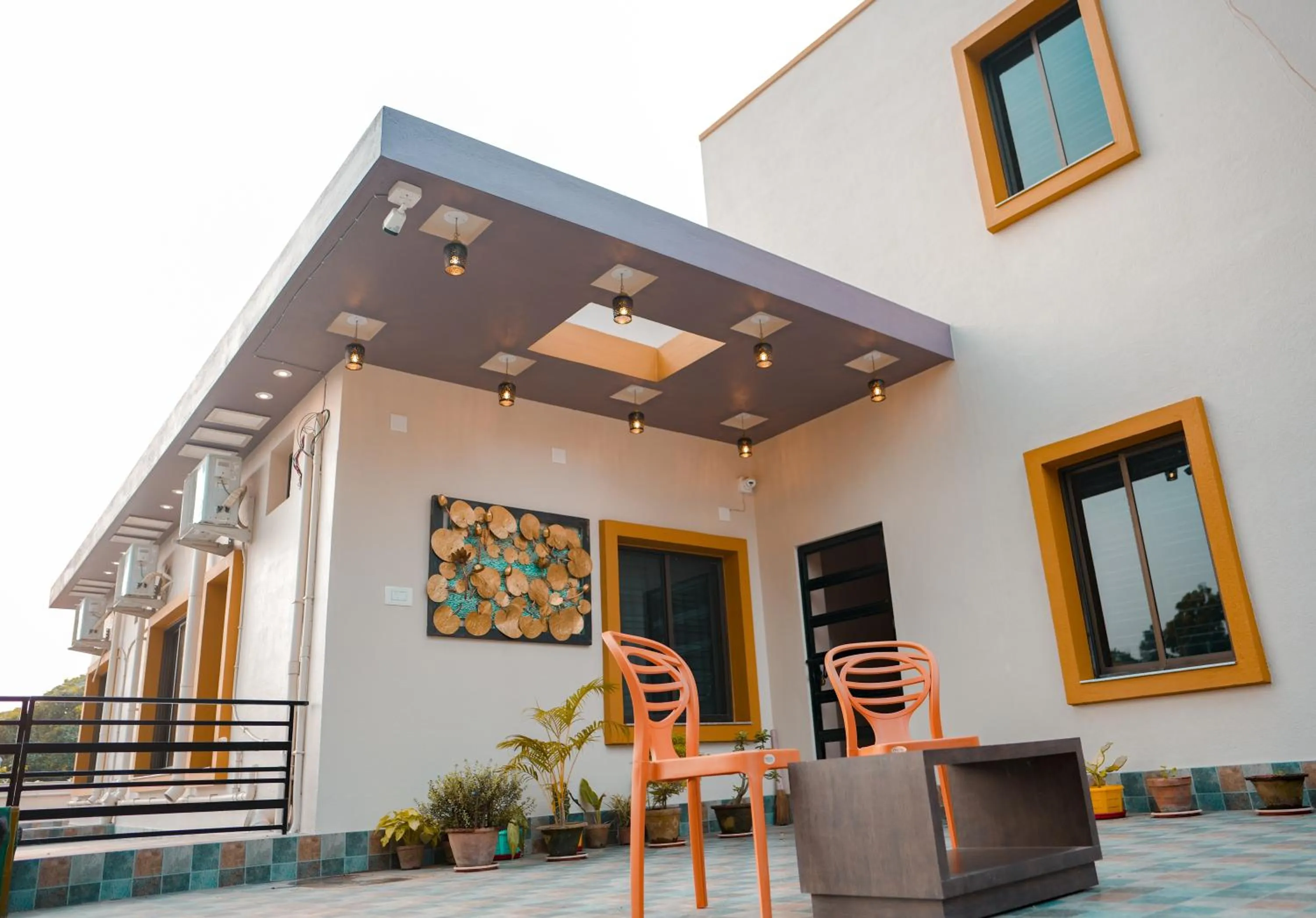 Garden in Kristi Guest House, Shantiniketan