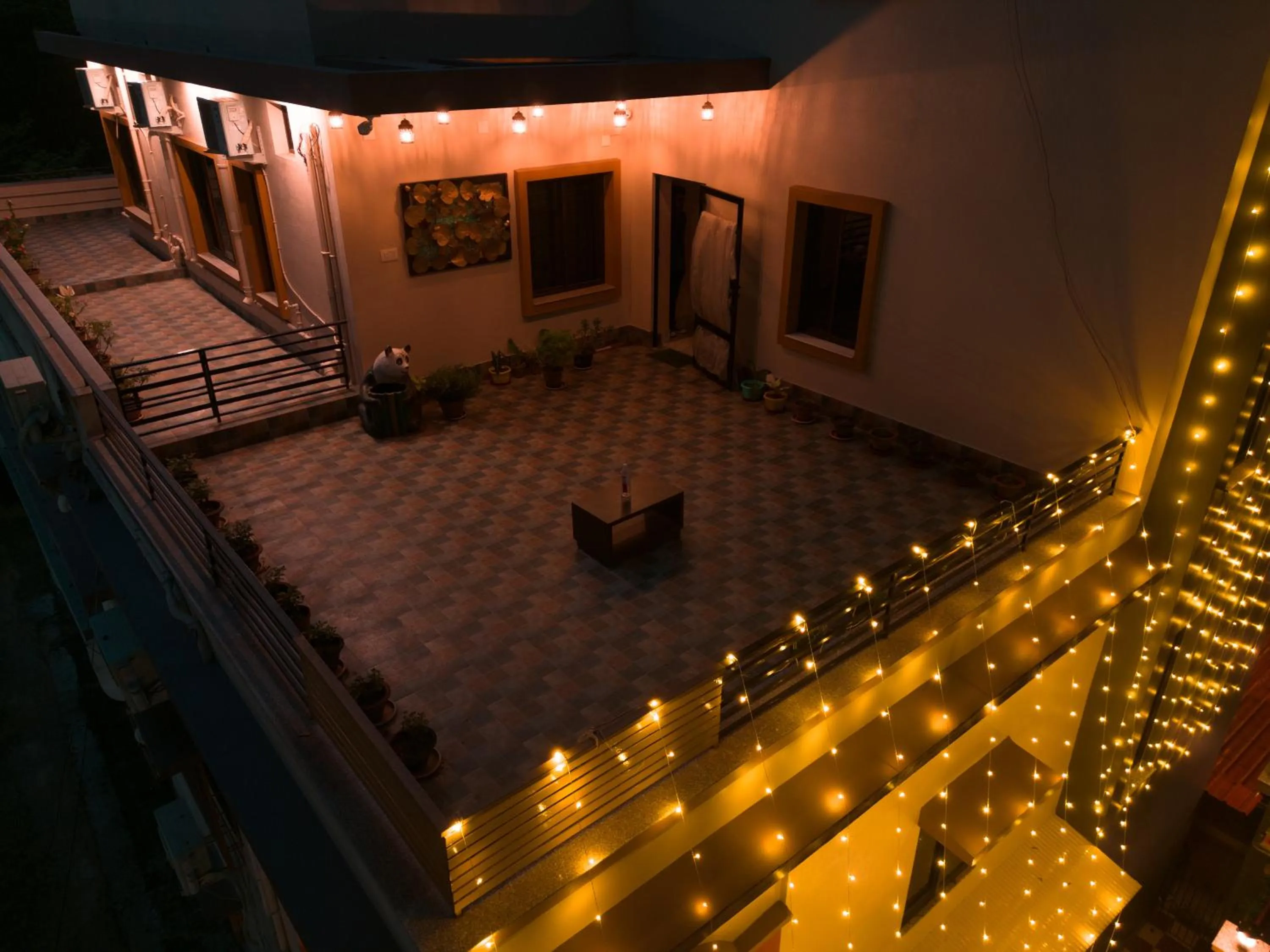 Property building in Kristi Guest House, Shantiniketan