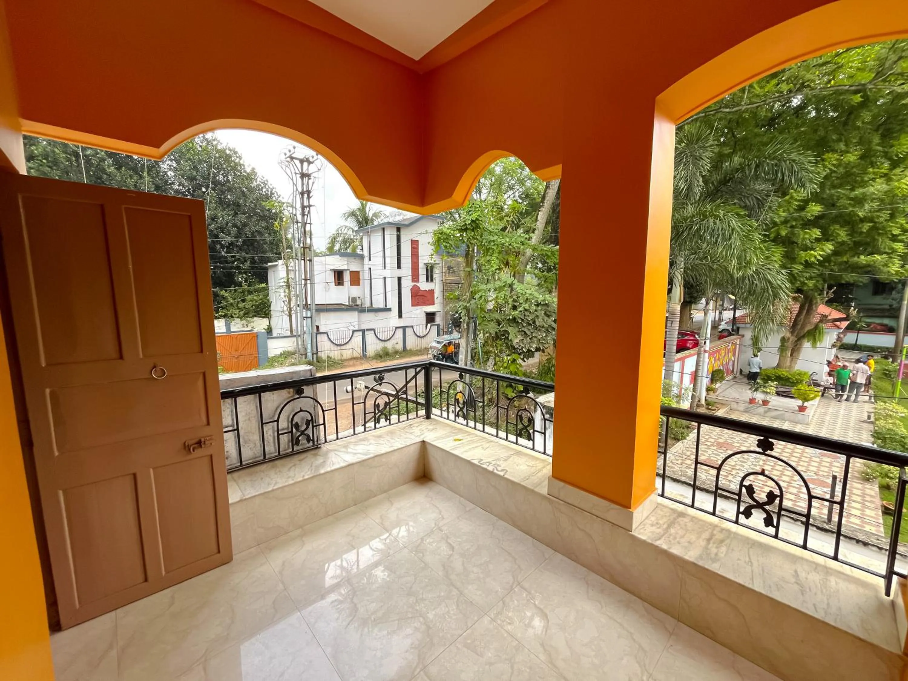Balcony/Terrace in Kristi Guest House, Shantiniketan