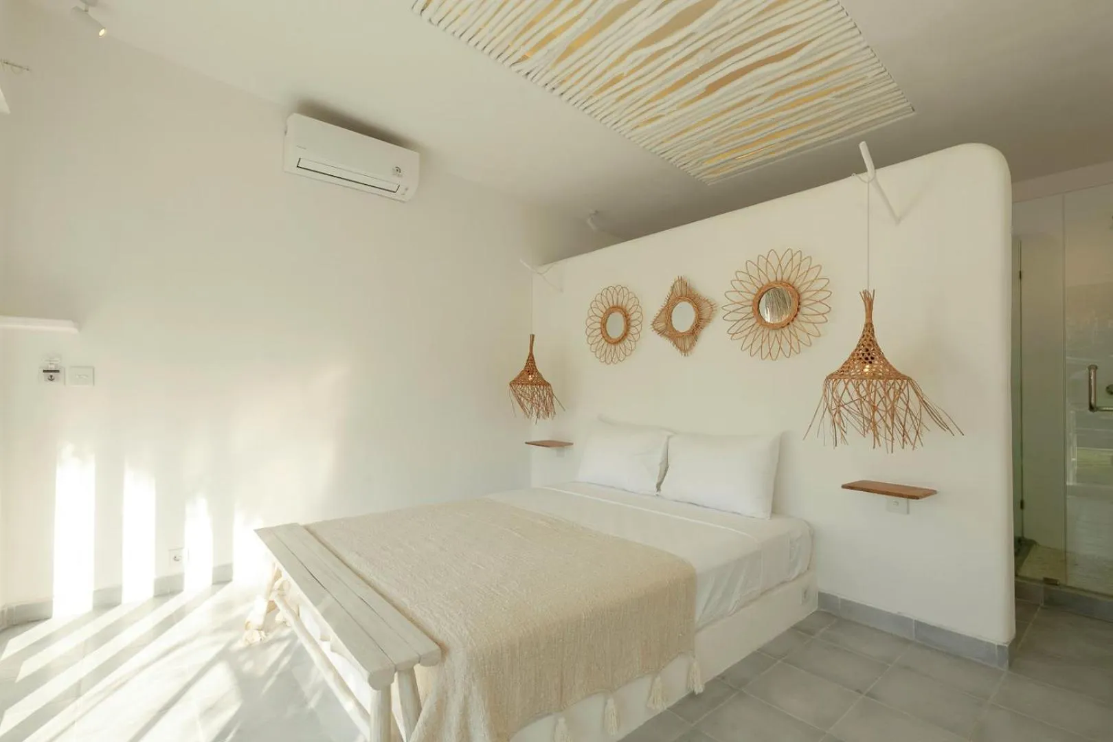 Photo of the whole room, Bed in The Bingin Beach Villas' Bungalow Resort