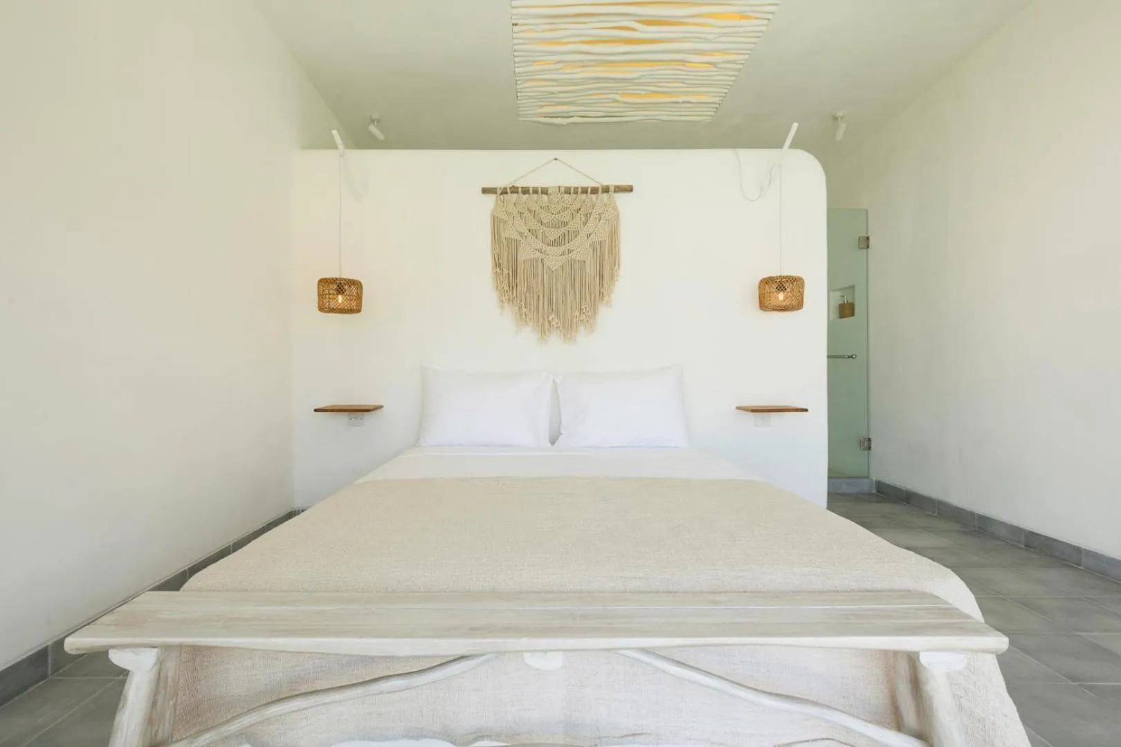 Bedroom, Bed in The Bingin Beach Villas' Bungalow Resort