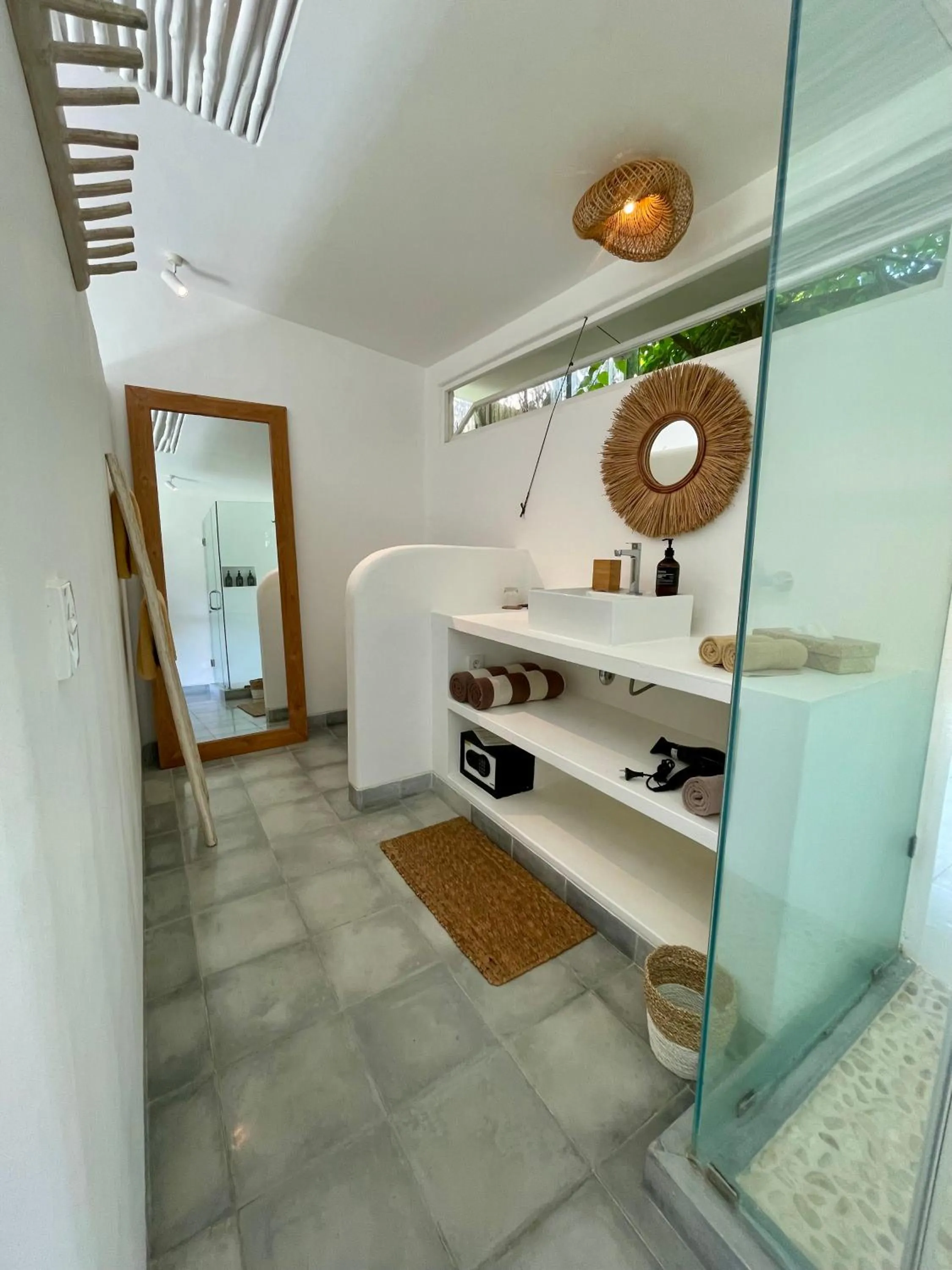 Bathroom in The Bingin Beach Villas' Bungalow Resort