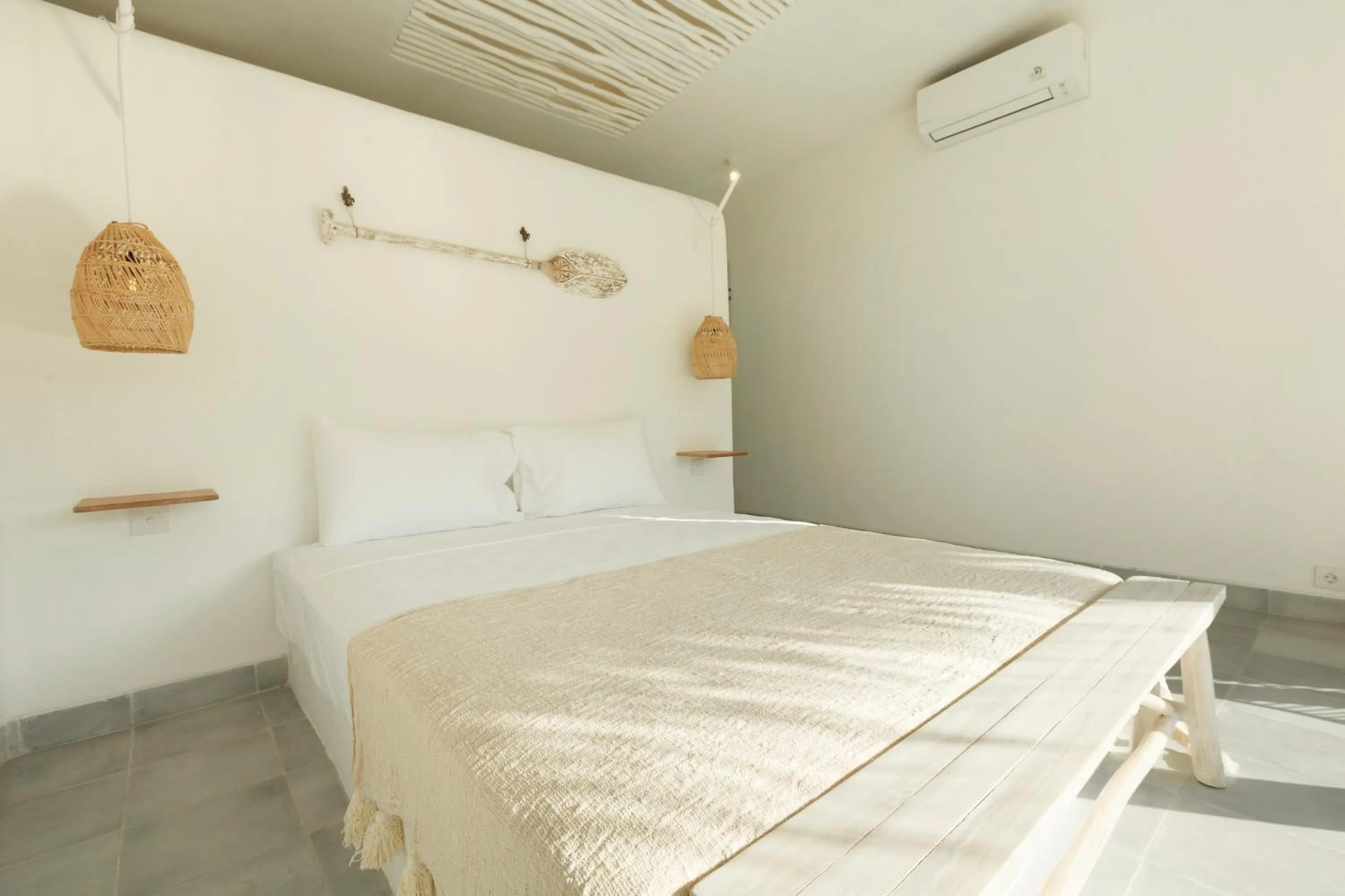 Photo of the whole room, Bed in The Bingin Beach Villas' Bungalow Resort