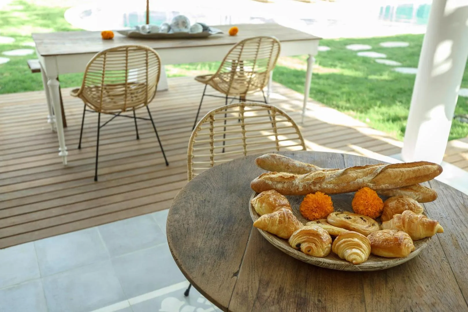 Dining area in The Bingin Beach Villas' Bungalow Resort