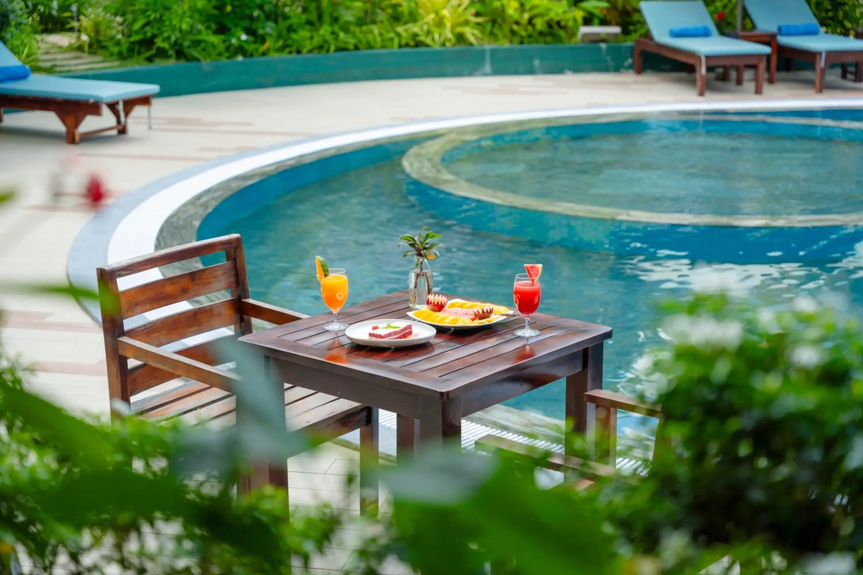 Swimming pool in Kingo Retreat Resort Swimming pool in Kingo Retreat Resort