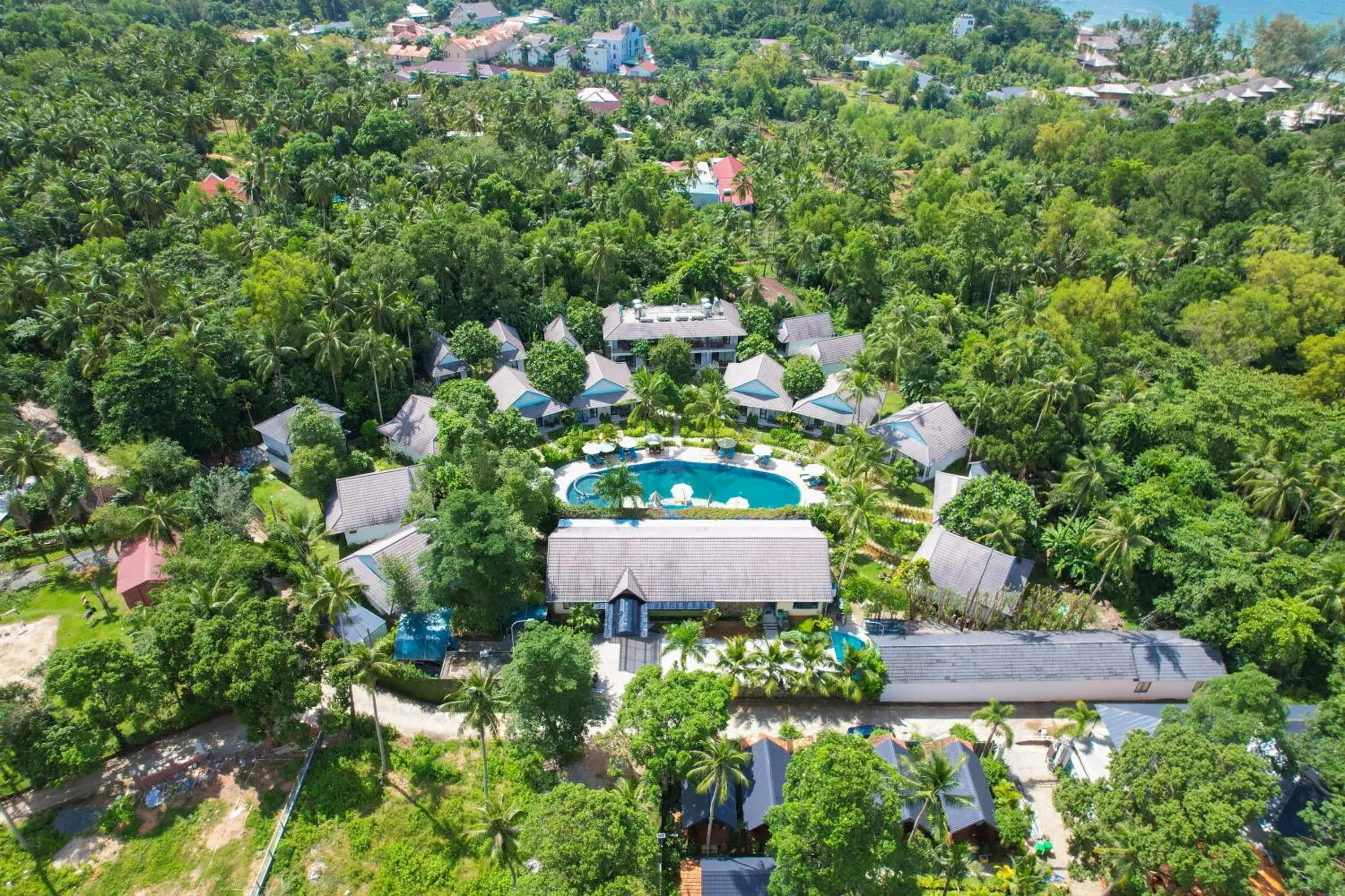 Swimming pool in Kingo Retreat Resort Swimming pool in Kingo Retreat Resort