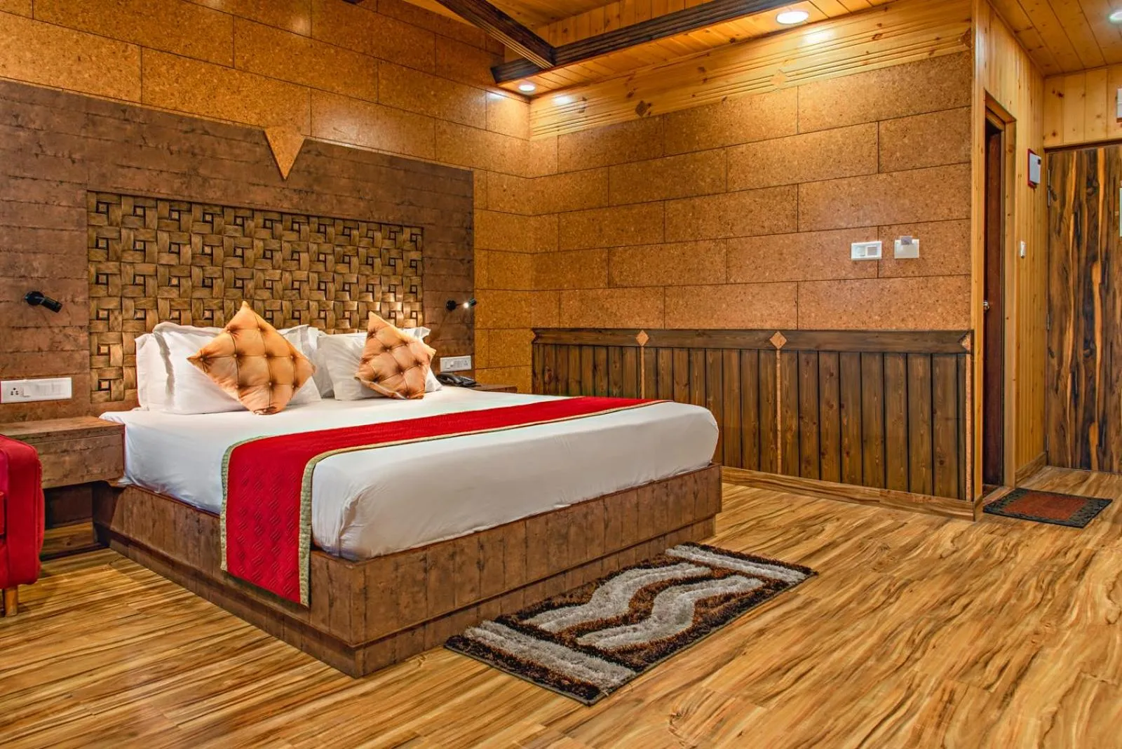 Bed in Kanishka Retreat Resort Chail