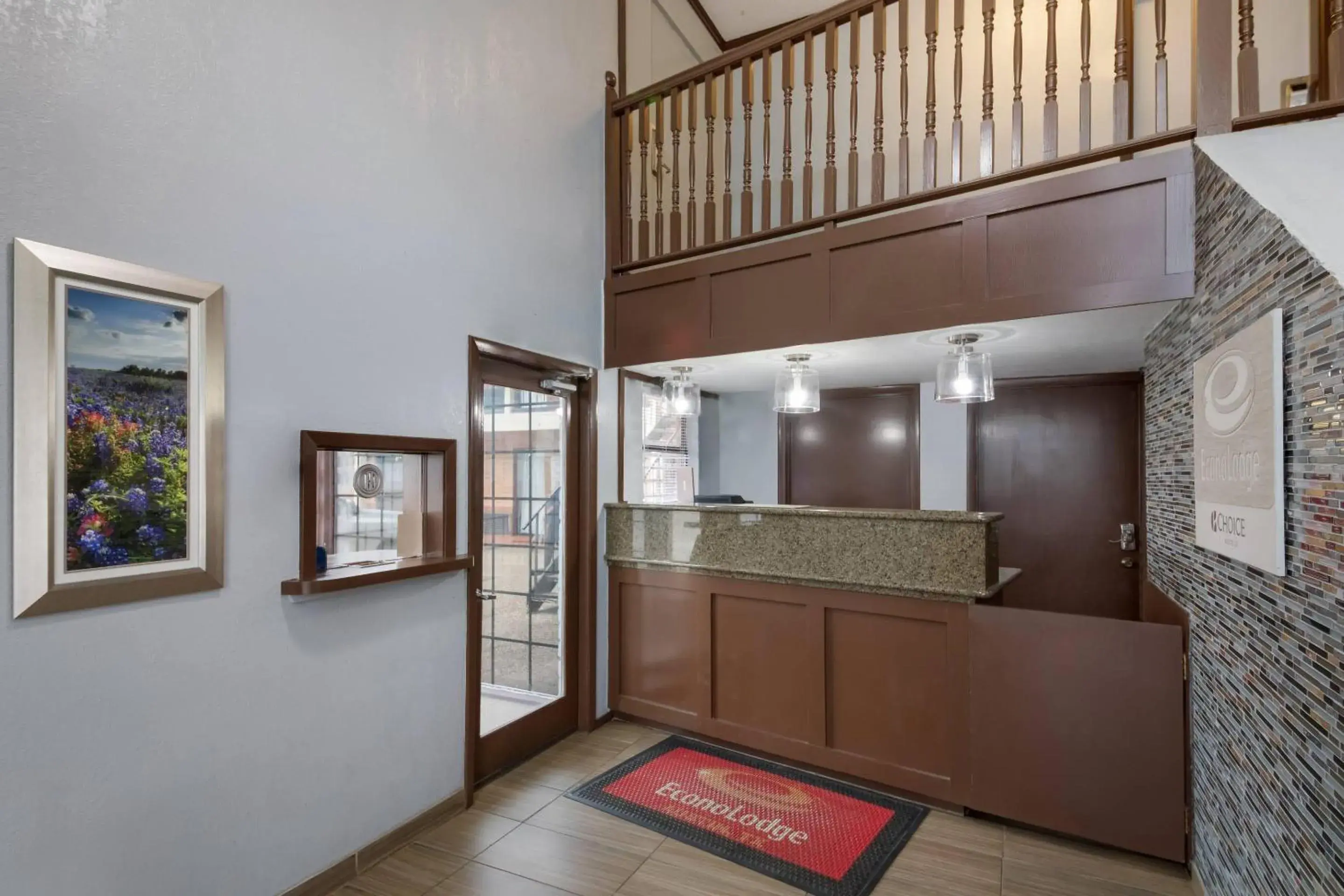 Lobby or reception in Econo Lodge Austin North near The Domain Lobby or reception in Econo Lodge Austin North near The Domain