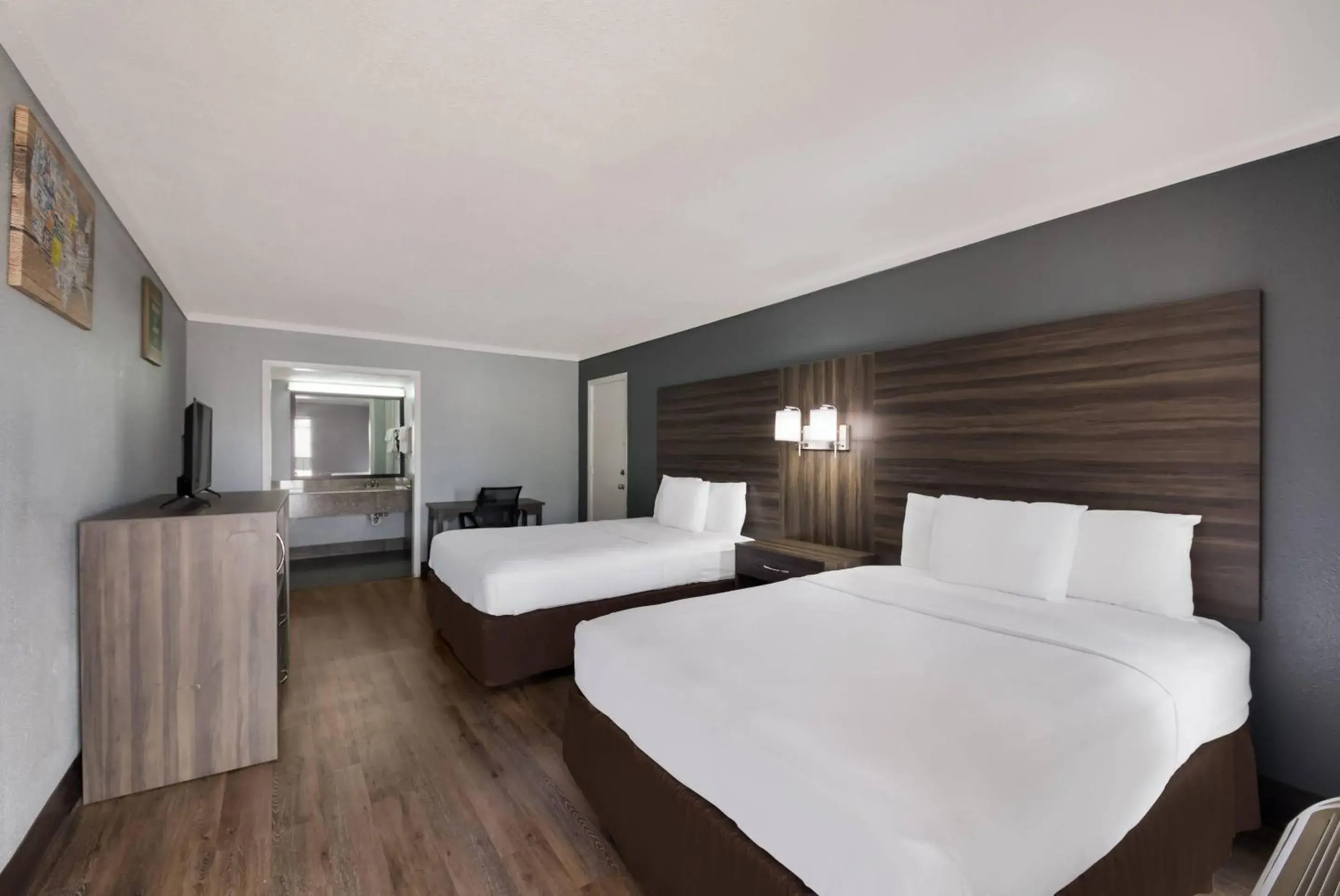 Bedroom, Bed in Econo Lodge Austin North near The Domain Bedroom, Bed in Econo Lodge Austin North near The Domain