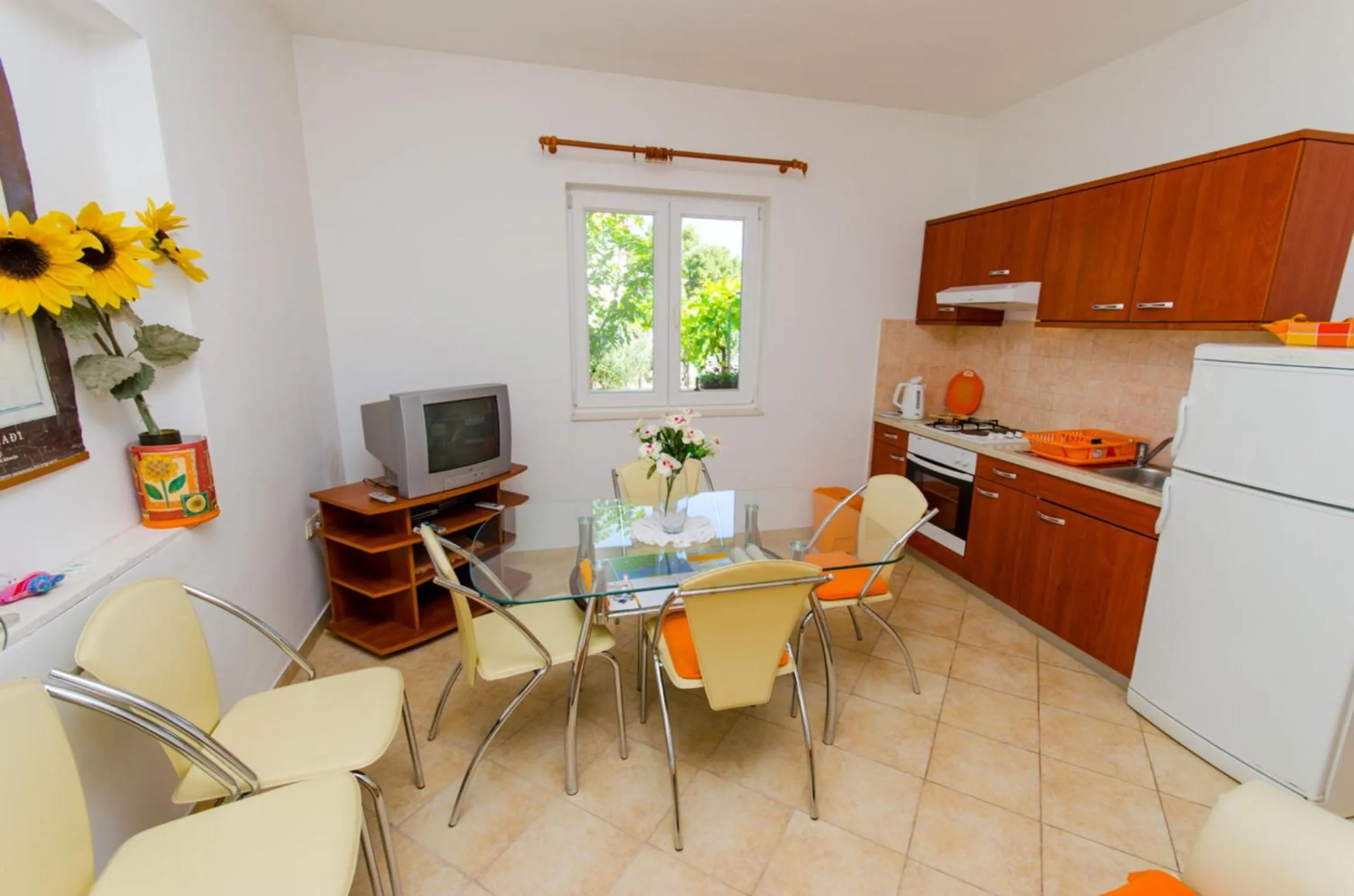 Kitchen or kitchenette in Apartments Ivana