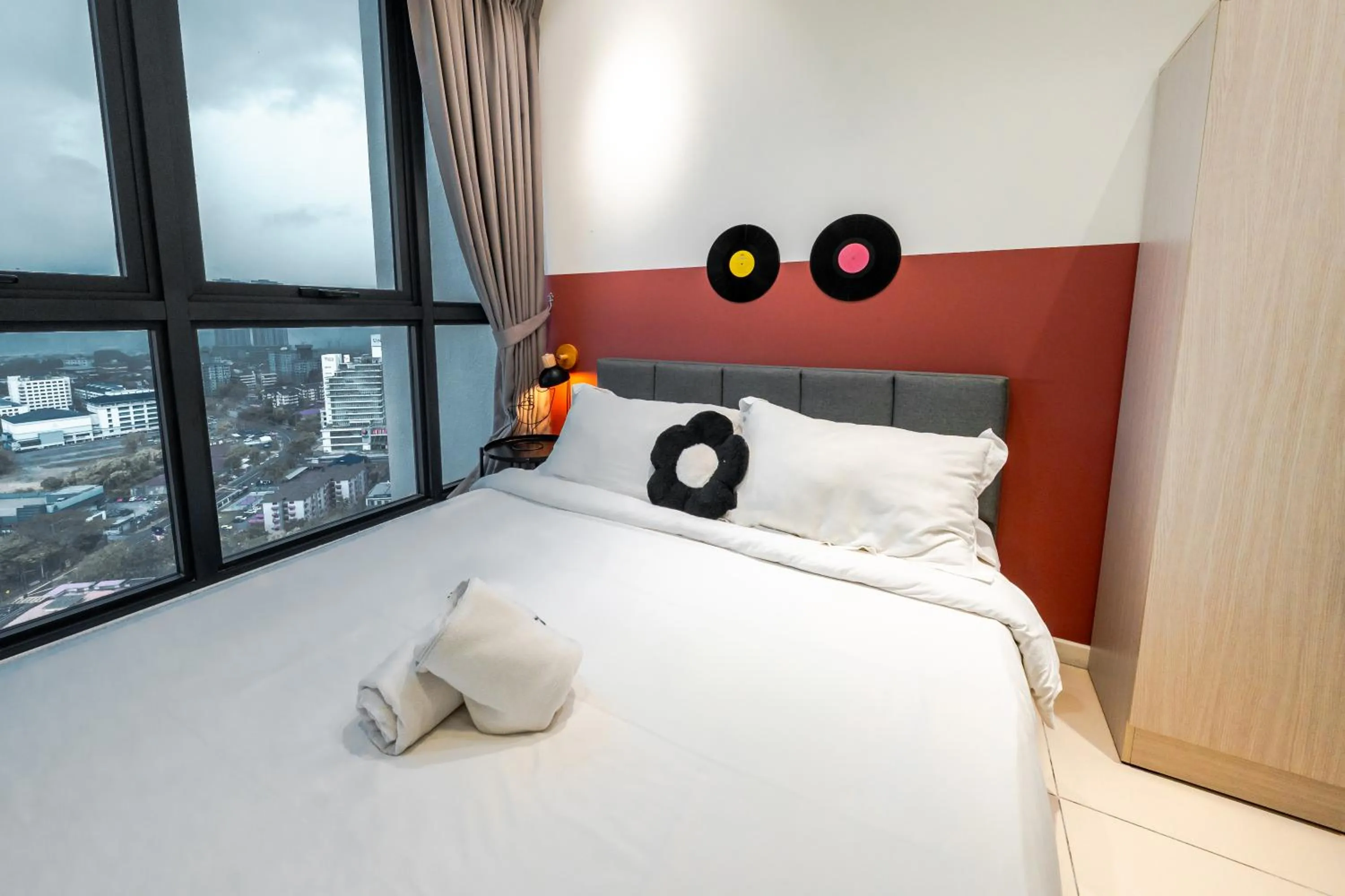 Bed in HighPark Suites in Petaling Jaya, Kelana Jaya by Plush