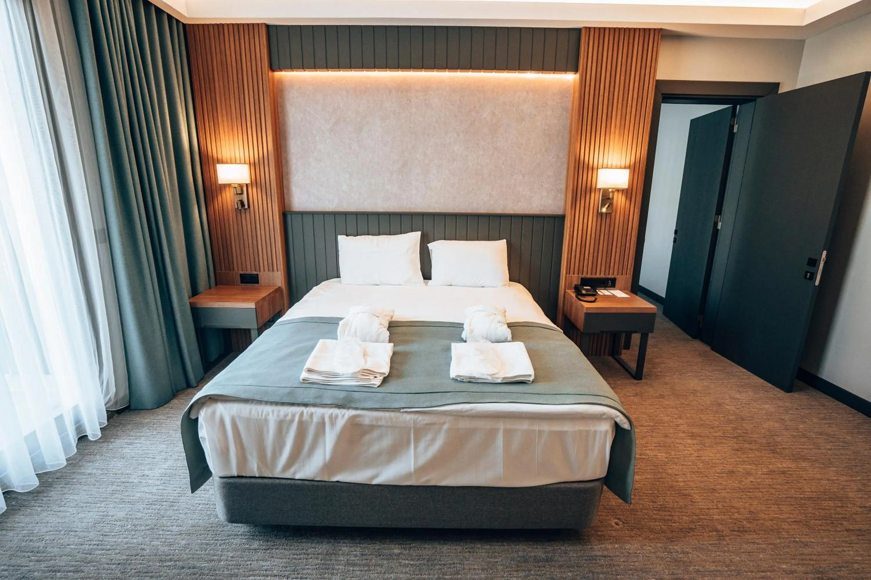 Bed in ADEMPİRA TERMAL&SPAHOTEL