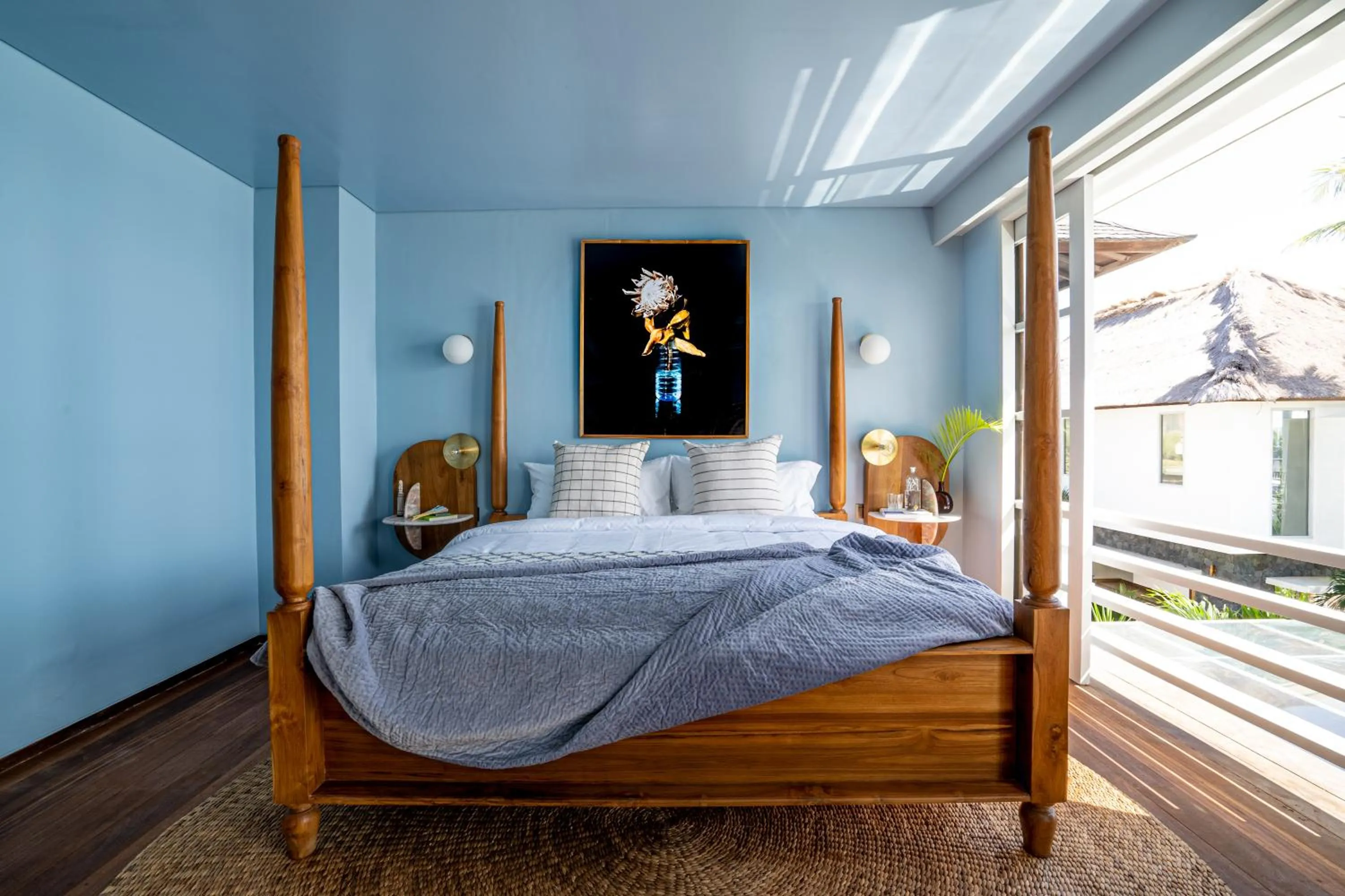 Bed in Ulu Cliffhouse