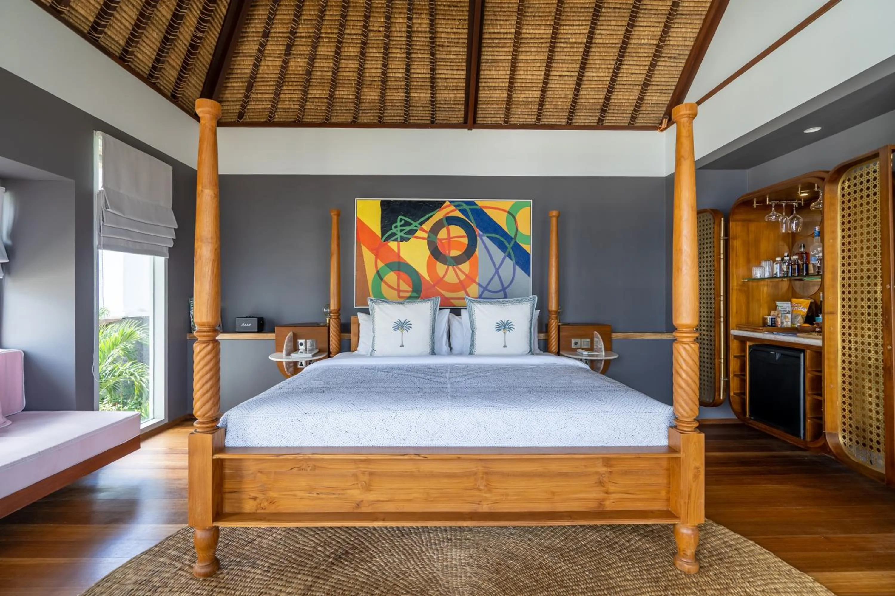 Bed in Ulu Cliffhouse