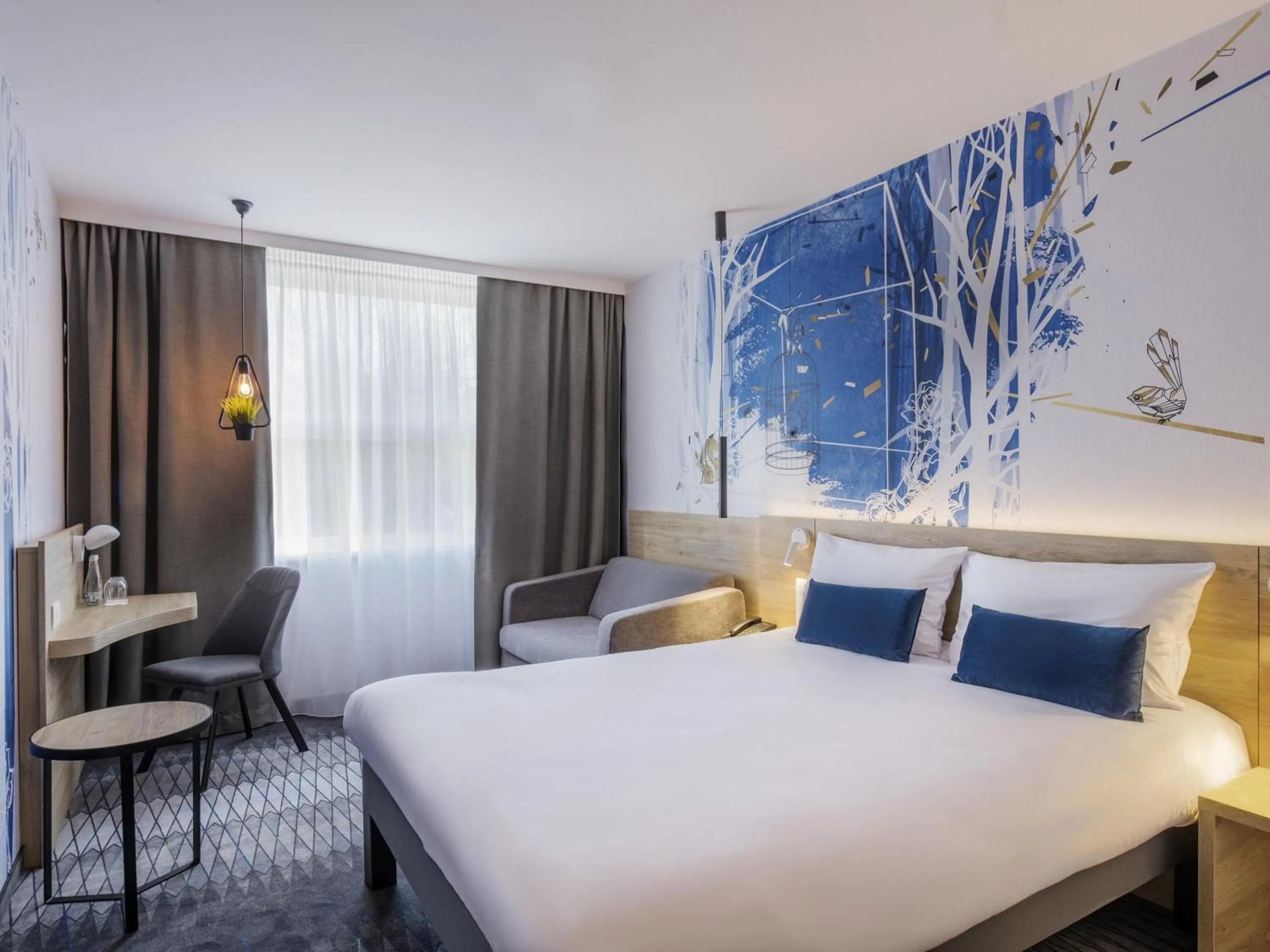 Bedroom, Bed in ibis Styles Kraków East