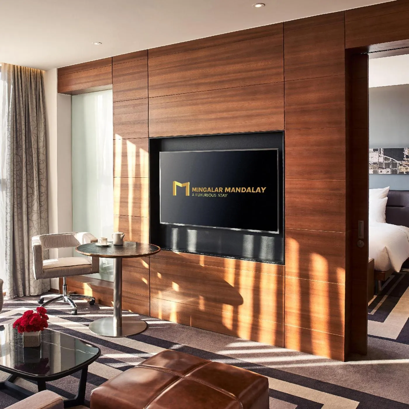 Living room in Mingalar Mandalay Hotel