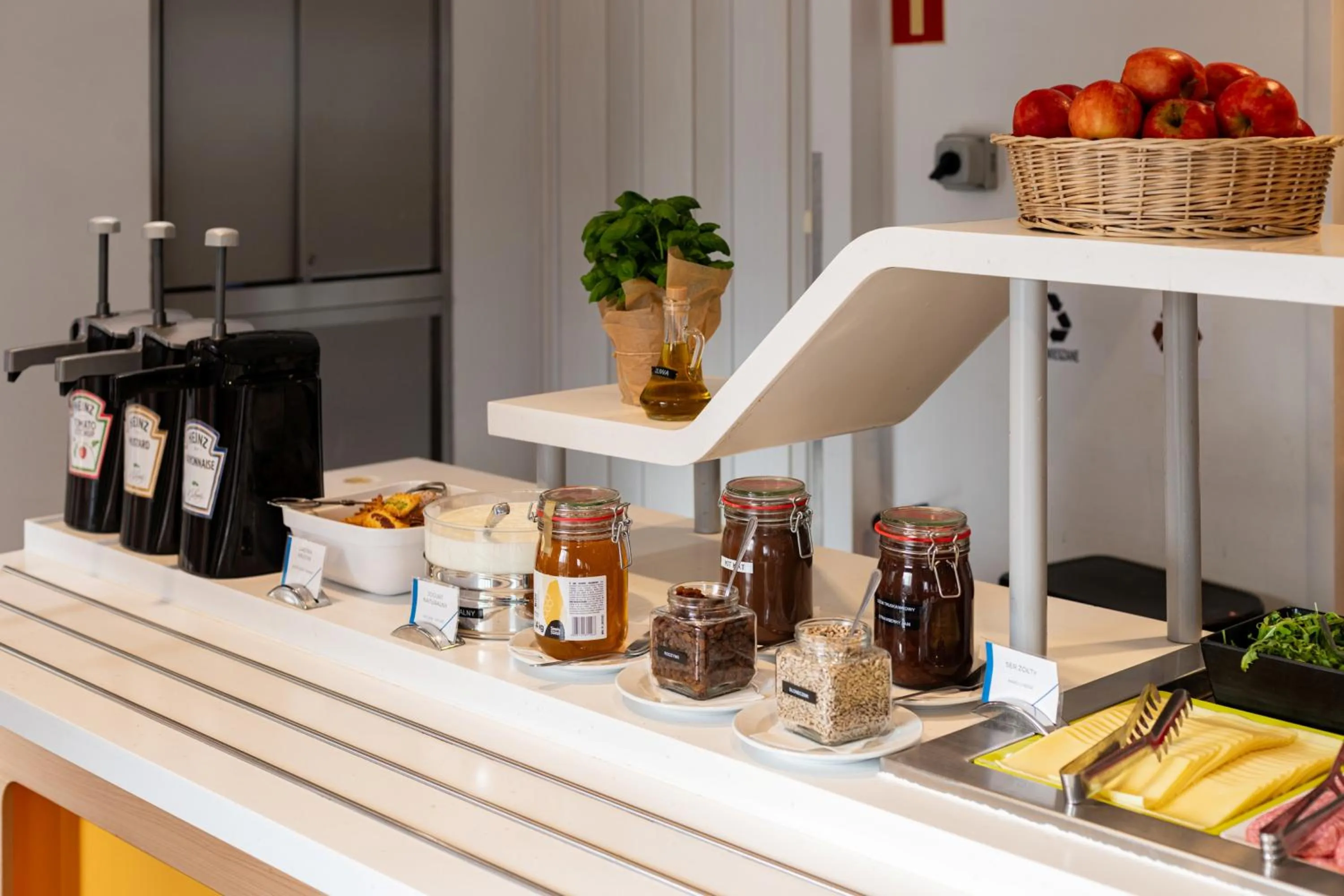 Food close-up in ibis budget Krakow Stare Miasto