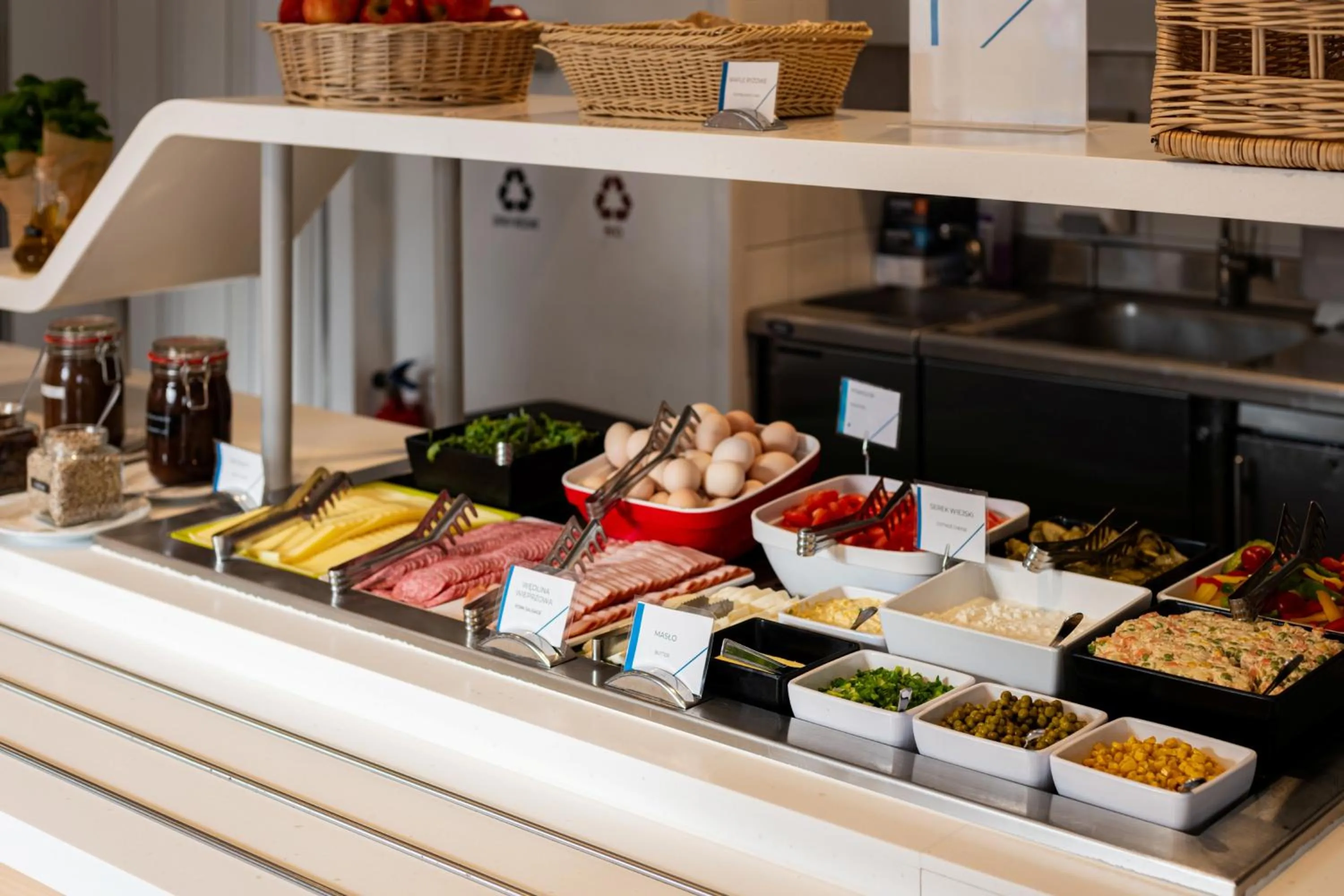 Food close-up in ibis budget Krakow Stare Miasto