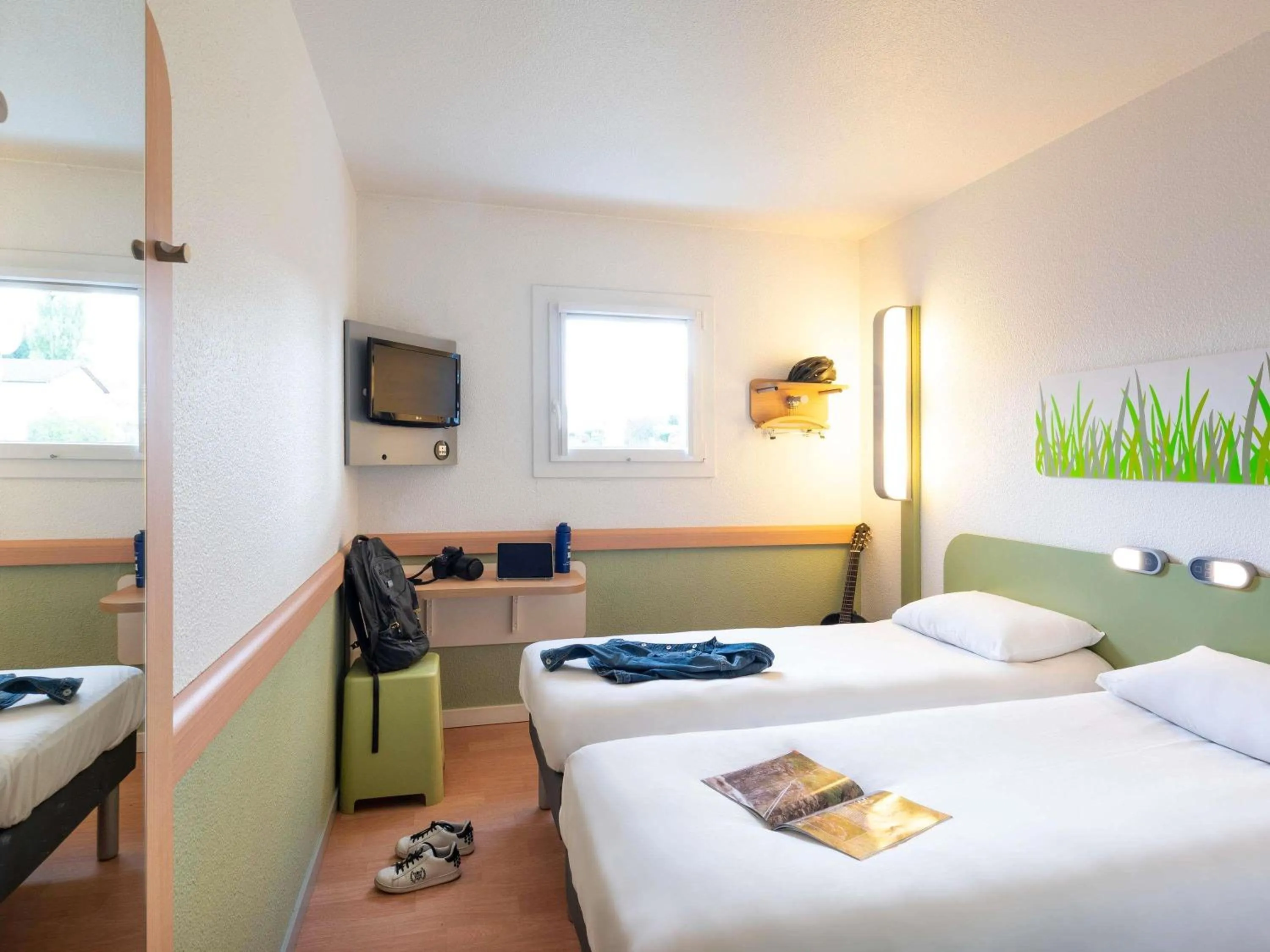 Bedroom, Bed in ibis budget Krakow Stare Miasto