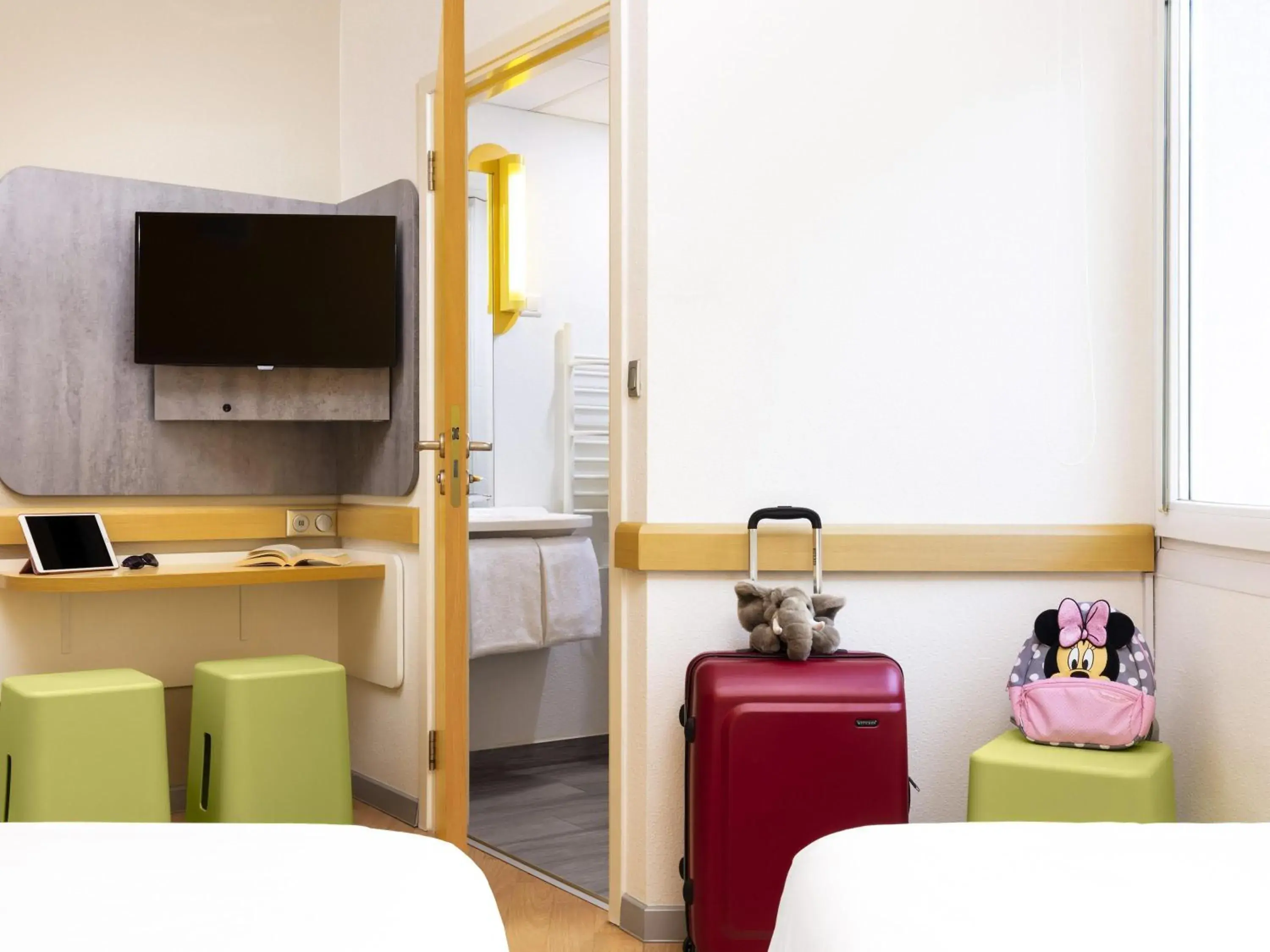 Bedroom in ibis budget Warszawa Centrum Bedroom in ibis budget Warszawa Centrum