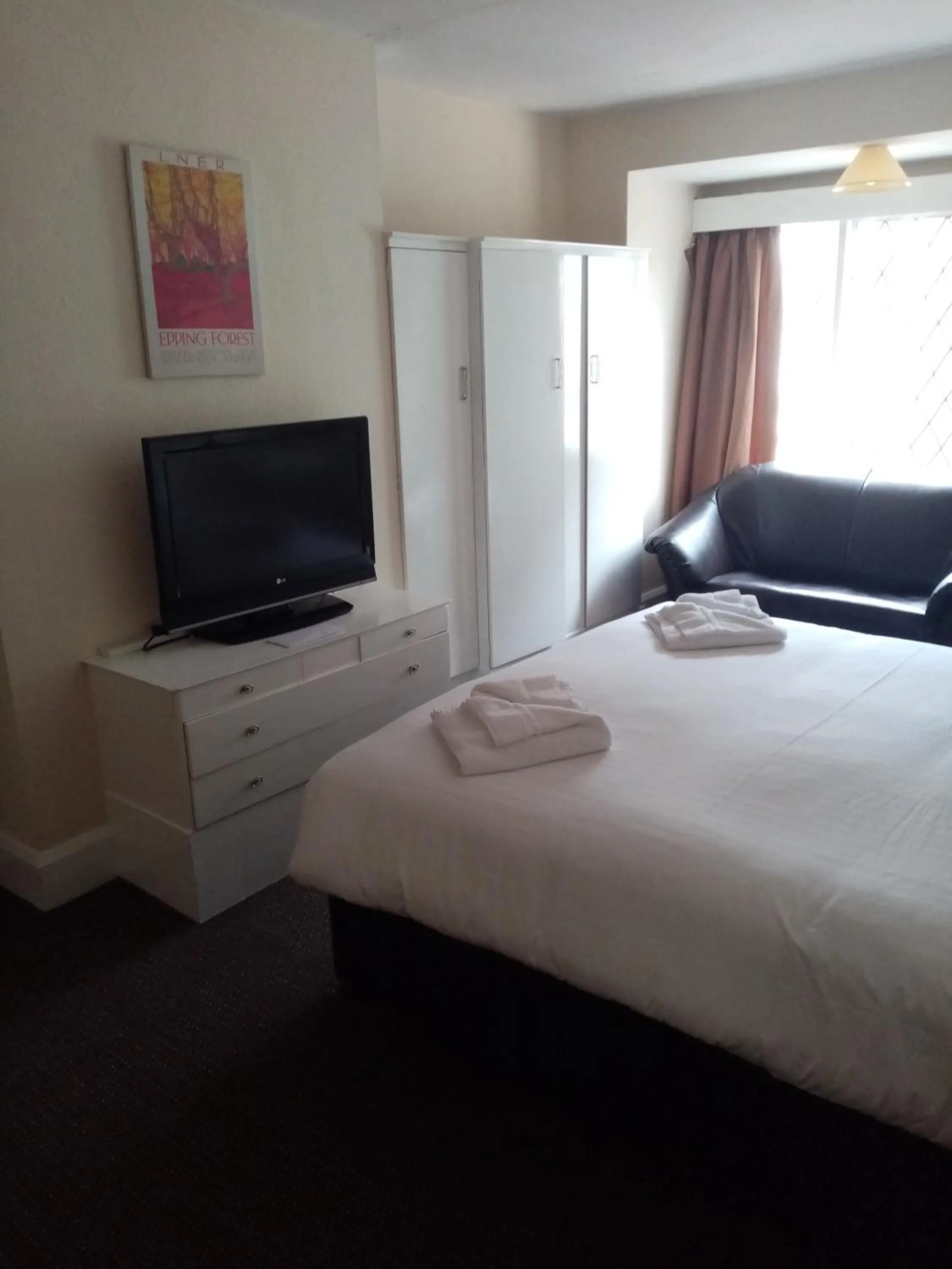 Bedroom, Bed in Black Lion