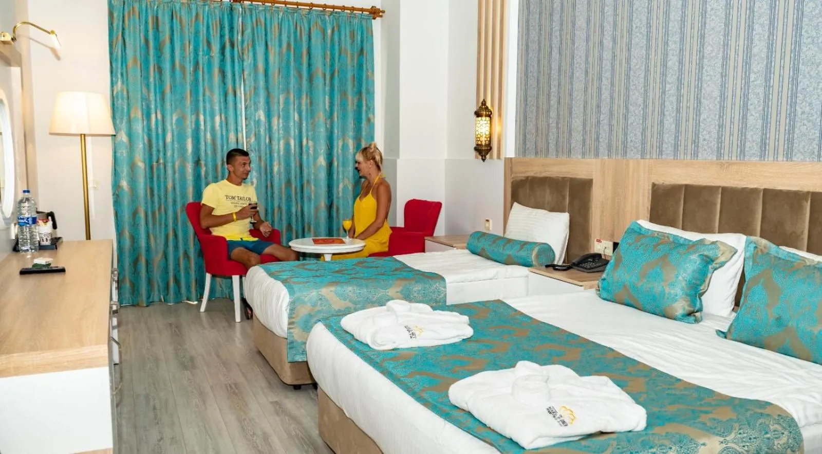 People, Bed in The Marilis Hill Resort Hotel & Spa Ultra All Inclusive
