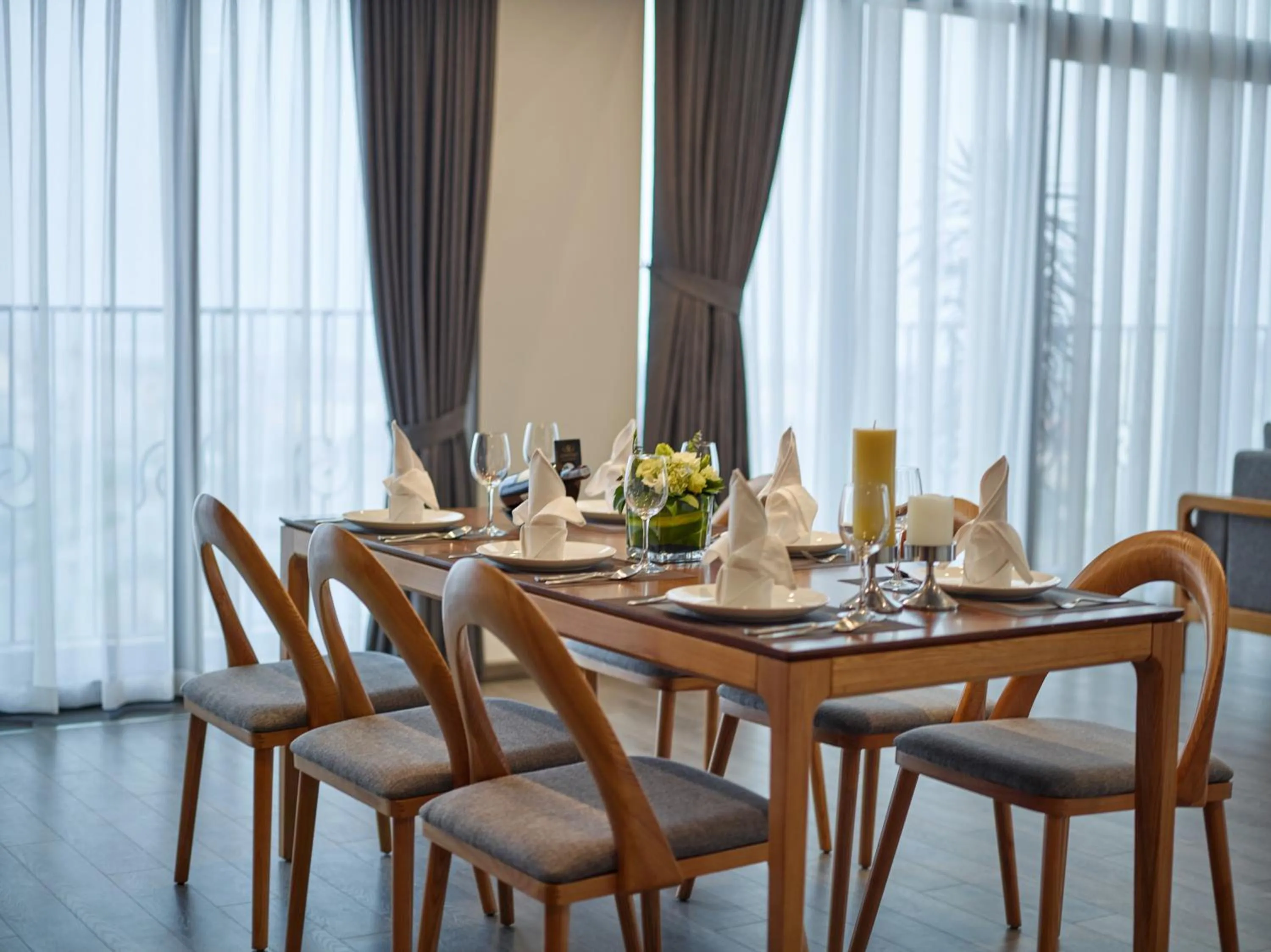 Kitchen or kitchenette in PentStudio West Lake Hanoi