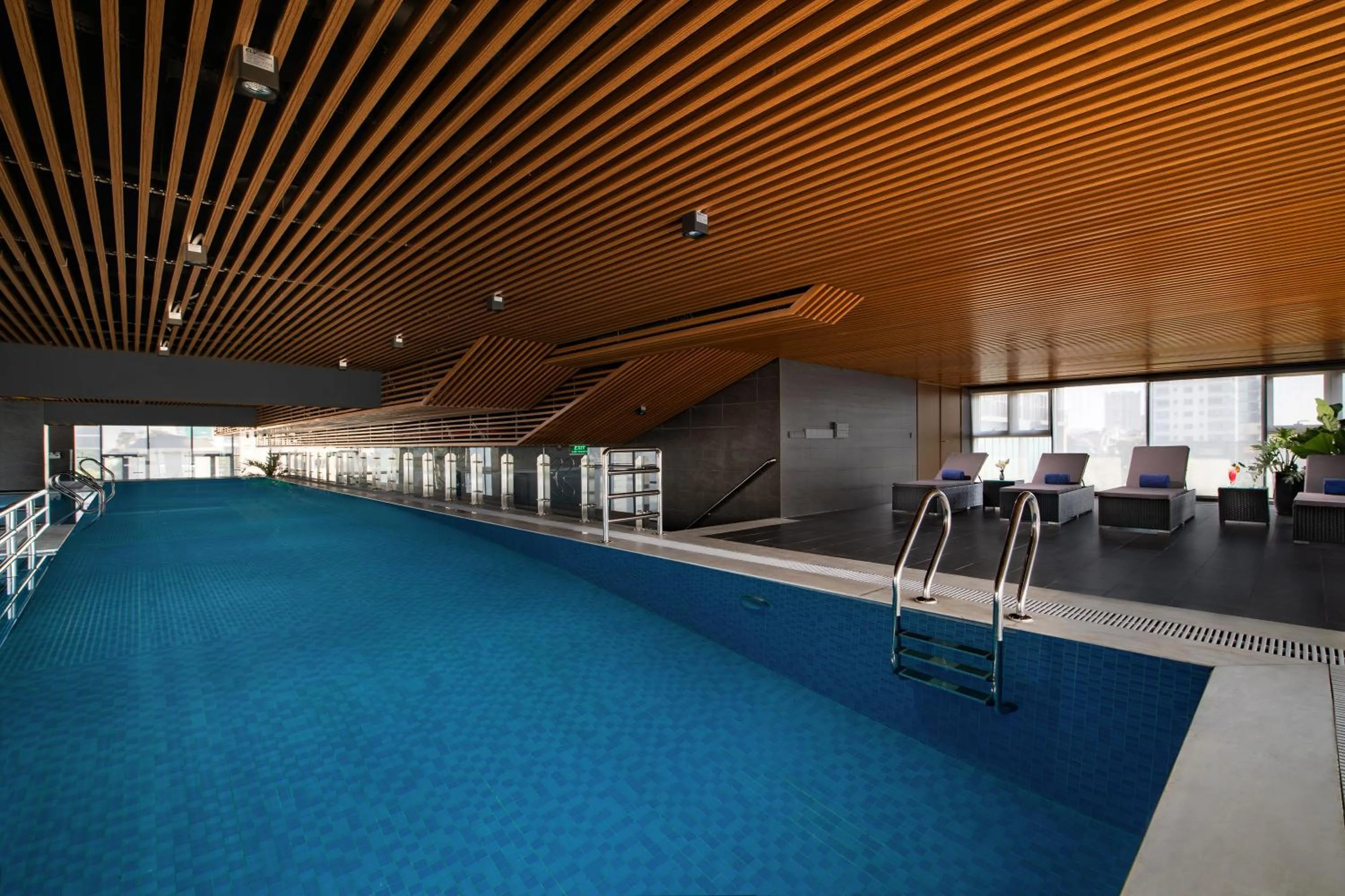 Swimming pool in PentStudio West Lake Hanoi