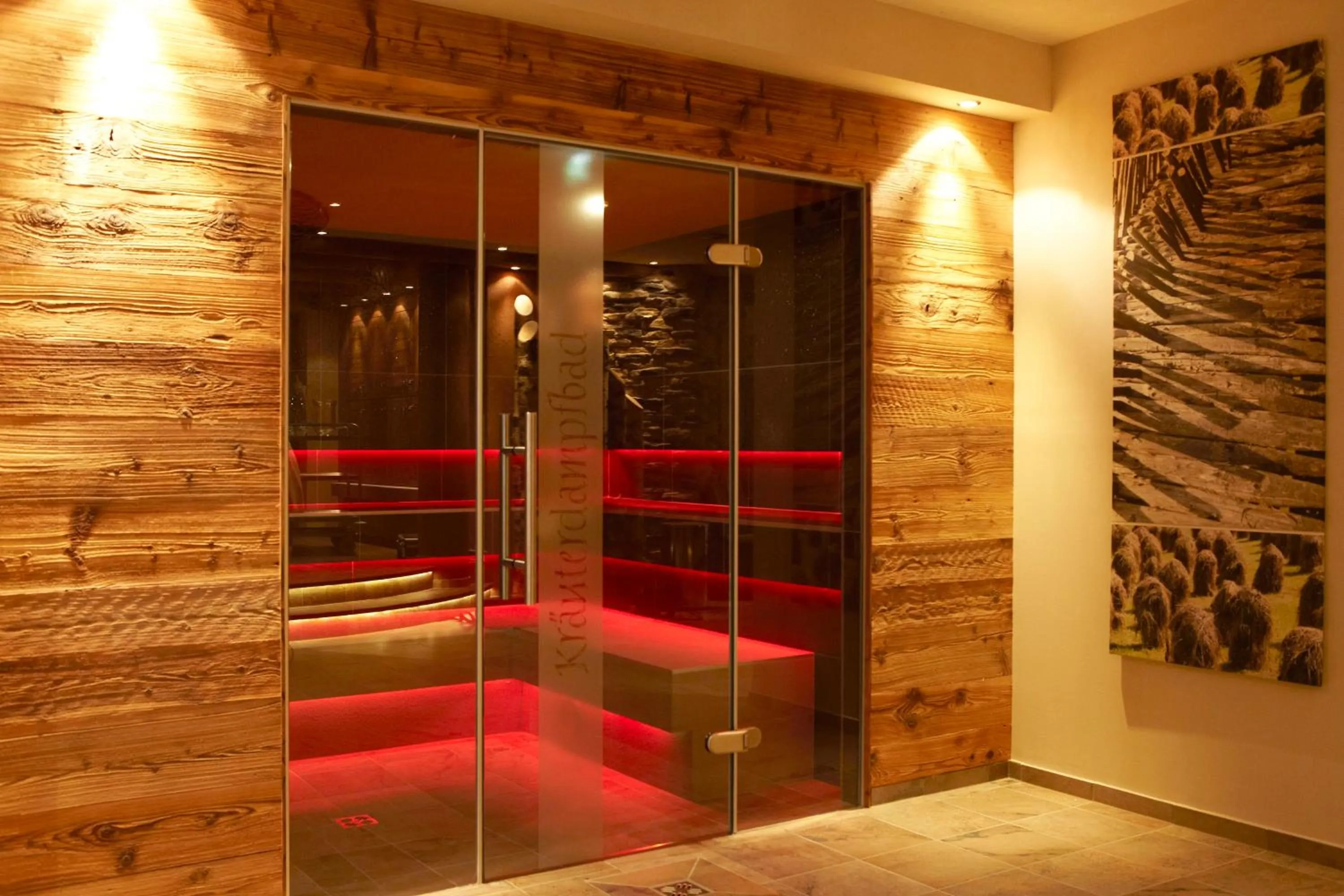 Spa and wellness centre/facilities in Hotel Bergblick 5 Sterne