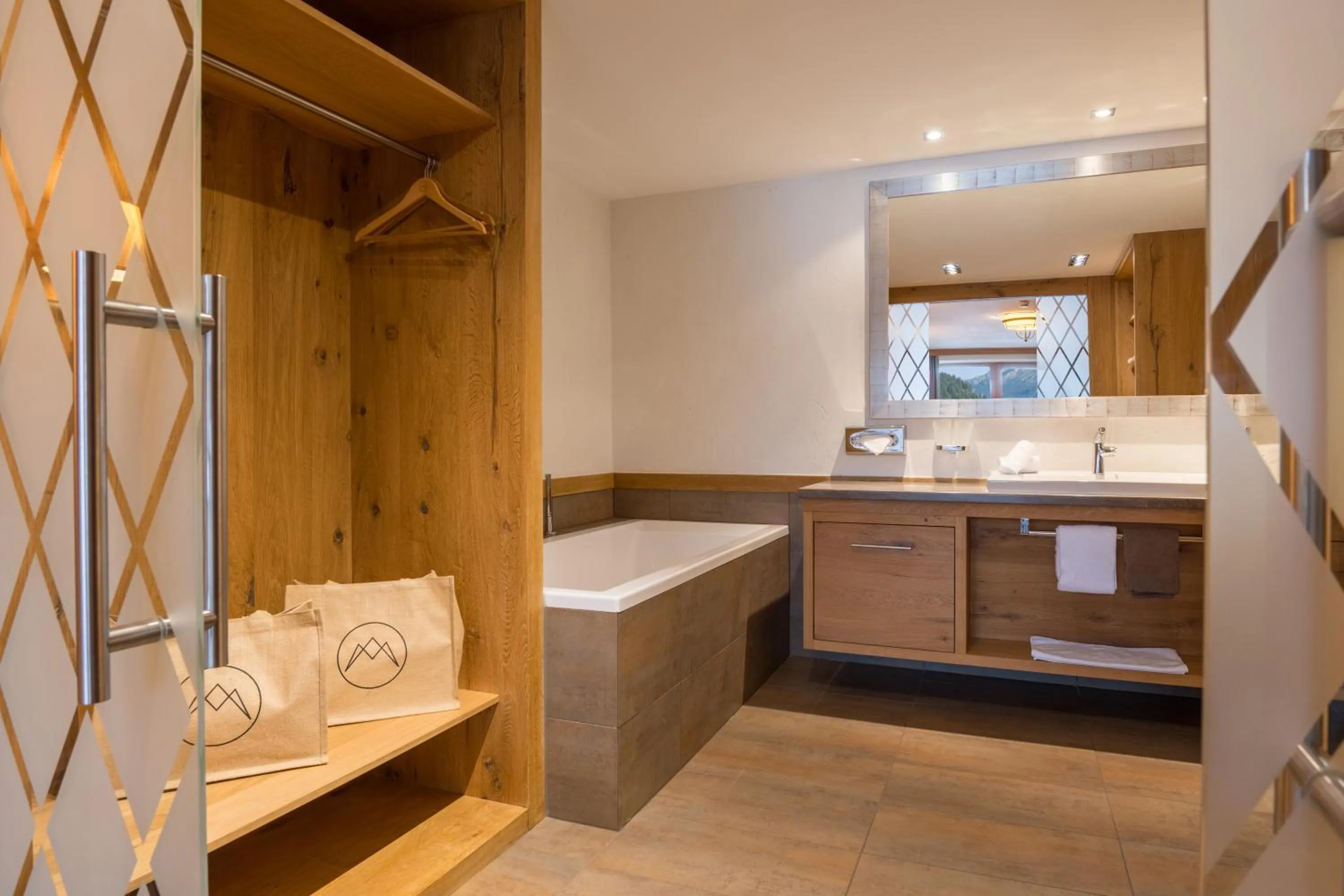 Bathroom in Hotel Bergblick 5 Sterne