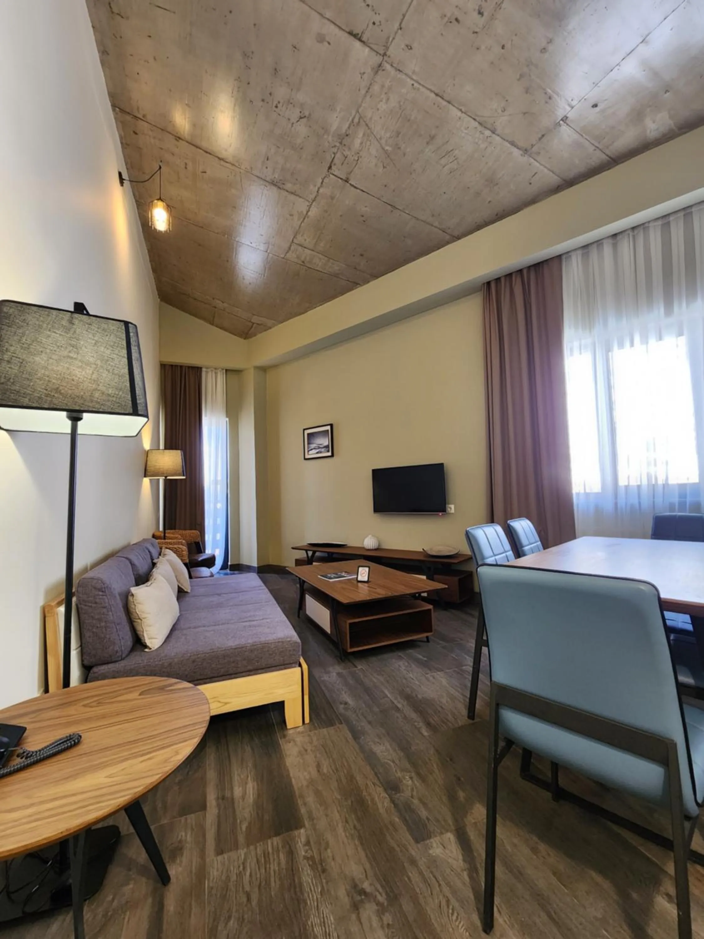 TV and multimedia, Bed in Gudauri Hills Apart Hotel